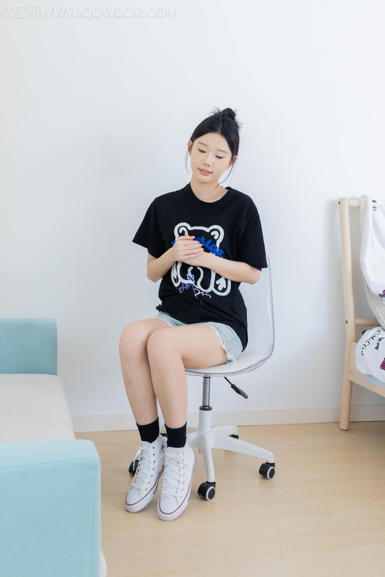 图片[90]-物恋传媒 NO.2324 小竹-匡威帆布鞋、白棉袜、黑棉袜[94P] – 速更版-美库