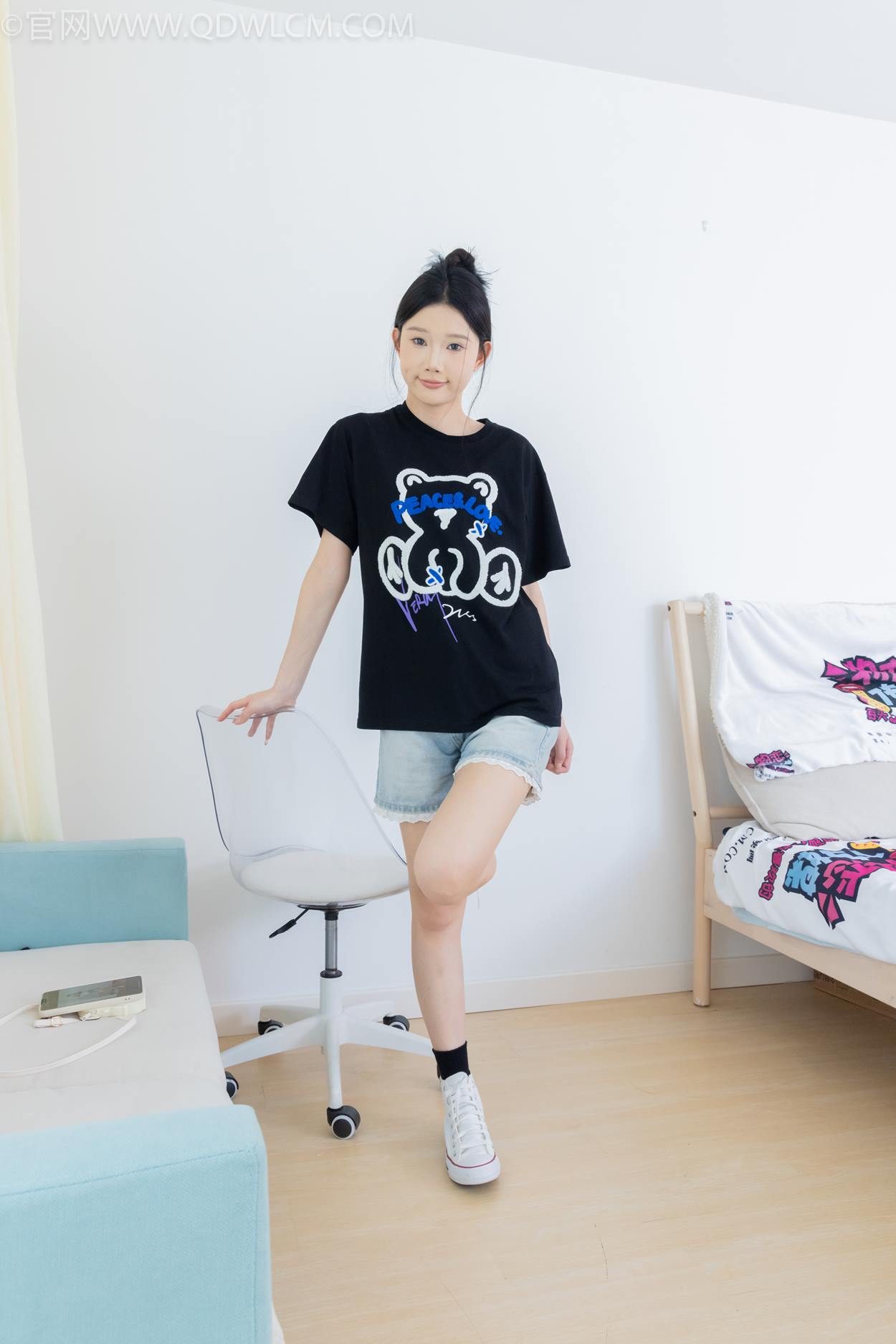 图片[93]-物恋传媒 NO.2324 小竹-匡威帆布鞋、白棉袜、黑棉袜[94P] – 速更版-美库