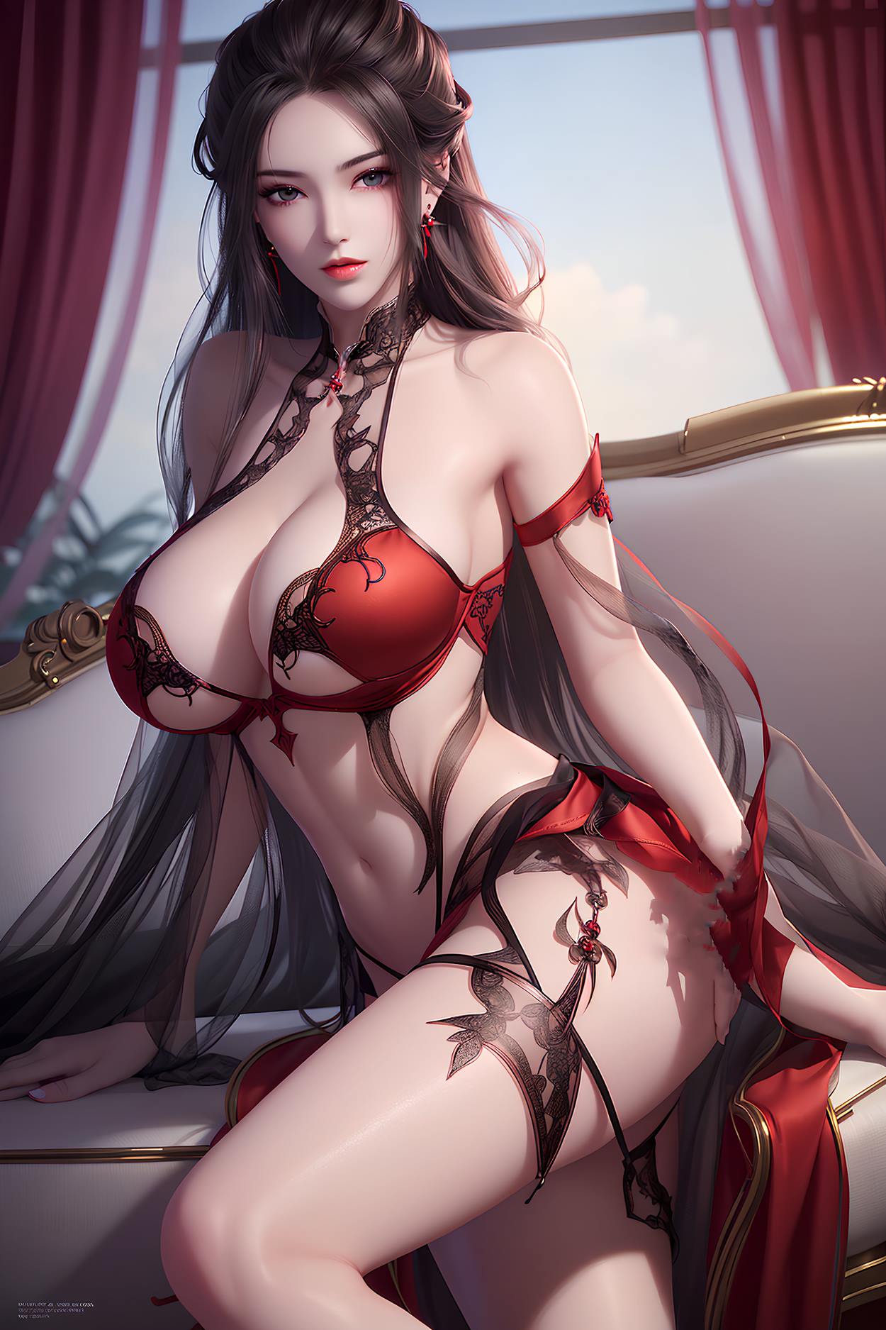 图片[10]-AI绘画 588 焰灵姬蕾丝[63P] – 速更版-美库