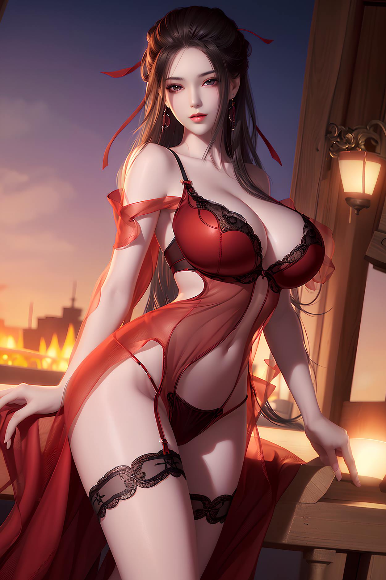 图片[15]-AI绘画 588 焰灵姬蕾丝[63P] – 速更版-美库