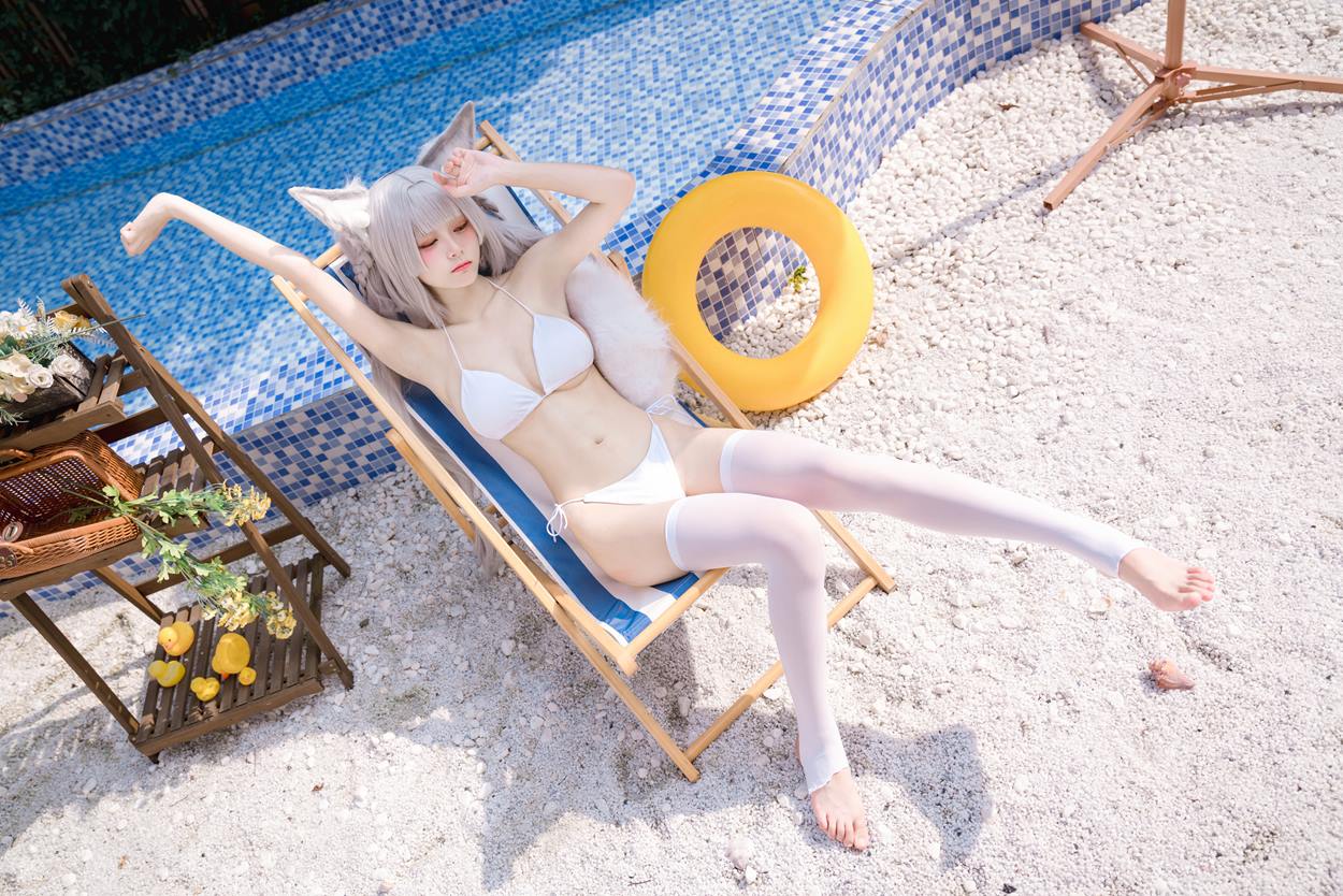 图片[13]-九柒喵 – 朝凪泳装[23P] – 速更版-美库