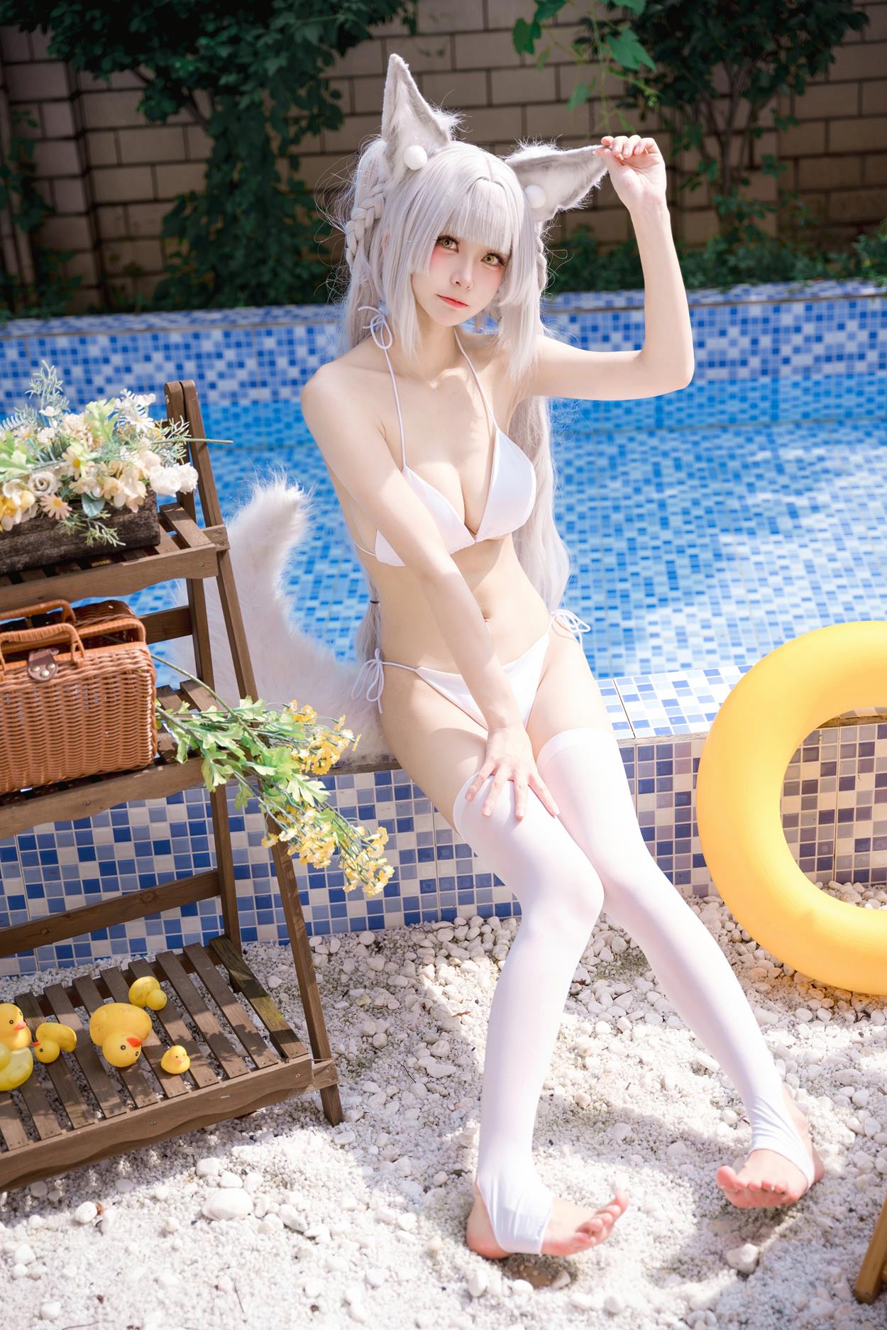 图片[16]-九柒喵 – 朝凪泳装[23P] – 速更版-美库