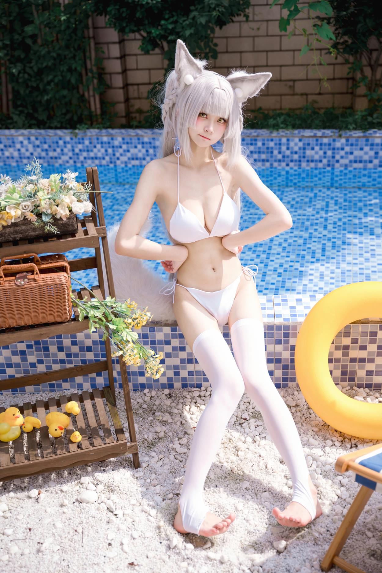 图片[17]-九柒喵 – 朝凪泳装[23P] – 速更版-美库