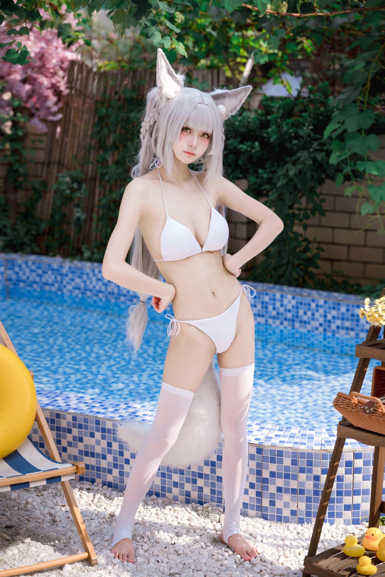 图片[18]-九柒喵 – 朝凪泳装[23P] – 速更版-美库