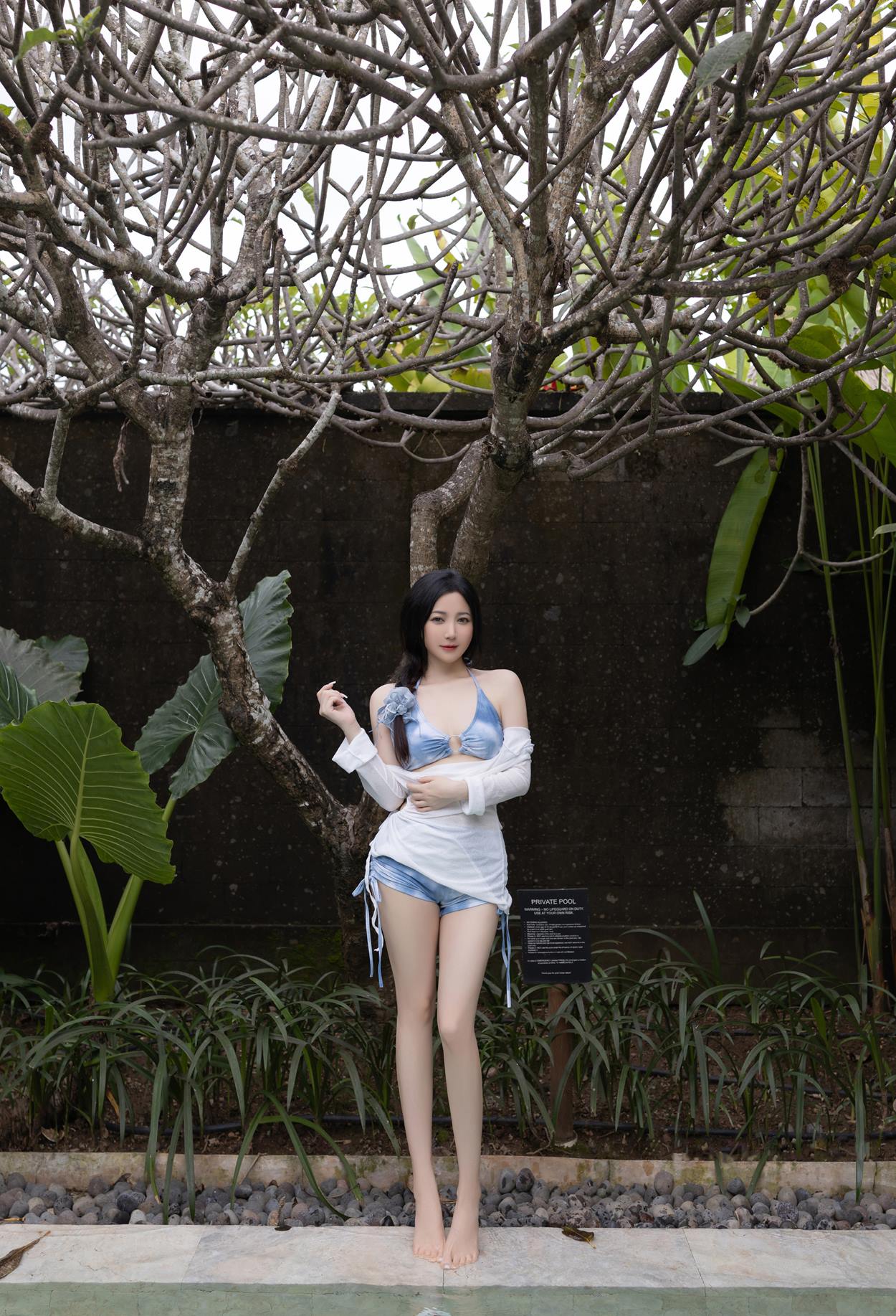 图片[30]-秀人名模鱼子酱Fish《清凉一夏》写真[57P] – 速更版-美库