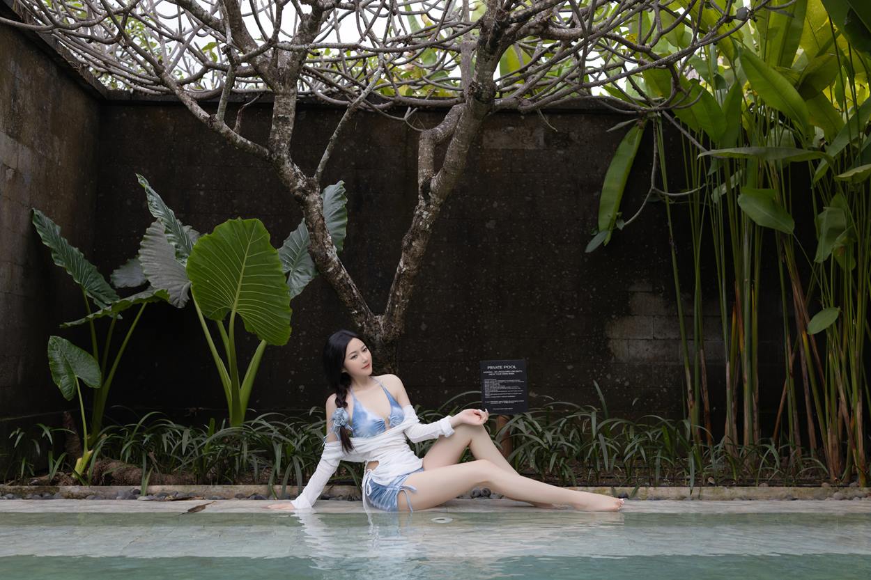 图片[32]-秀人名模鱼子酱Fish《清凉一夏》写真[57P] – 速更版-美库