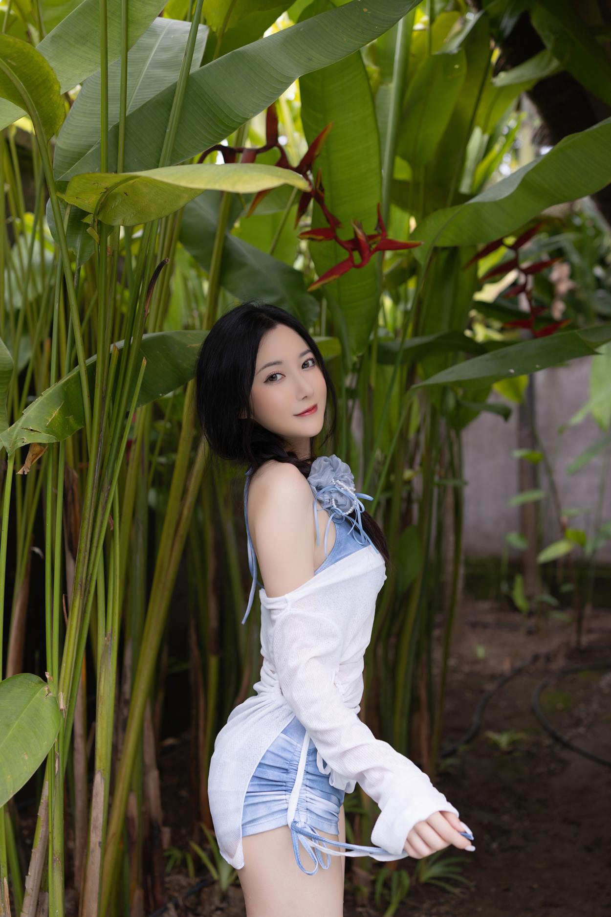 图片[36]-秀人名模鱼子酱Fish《清凉一夏》写真[57P] – 速更版-美库