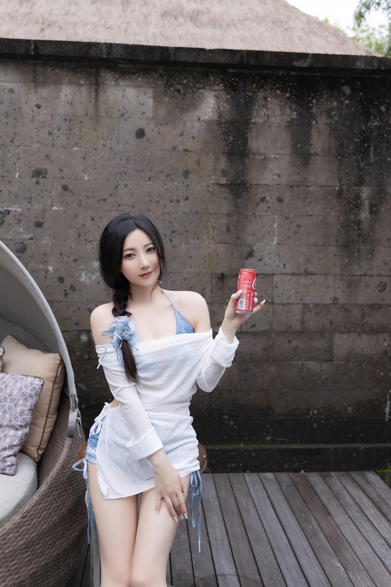 图片[56]-秀人名模鱼子酱Fish《清凉一夏》写真[57P] – 速更版-美库