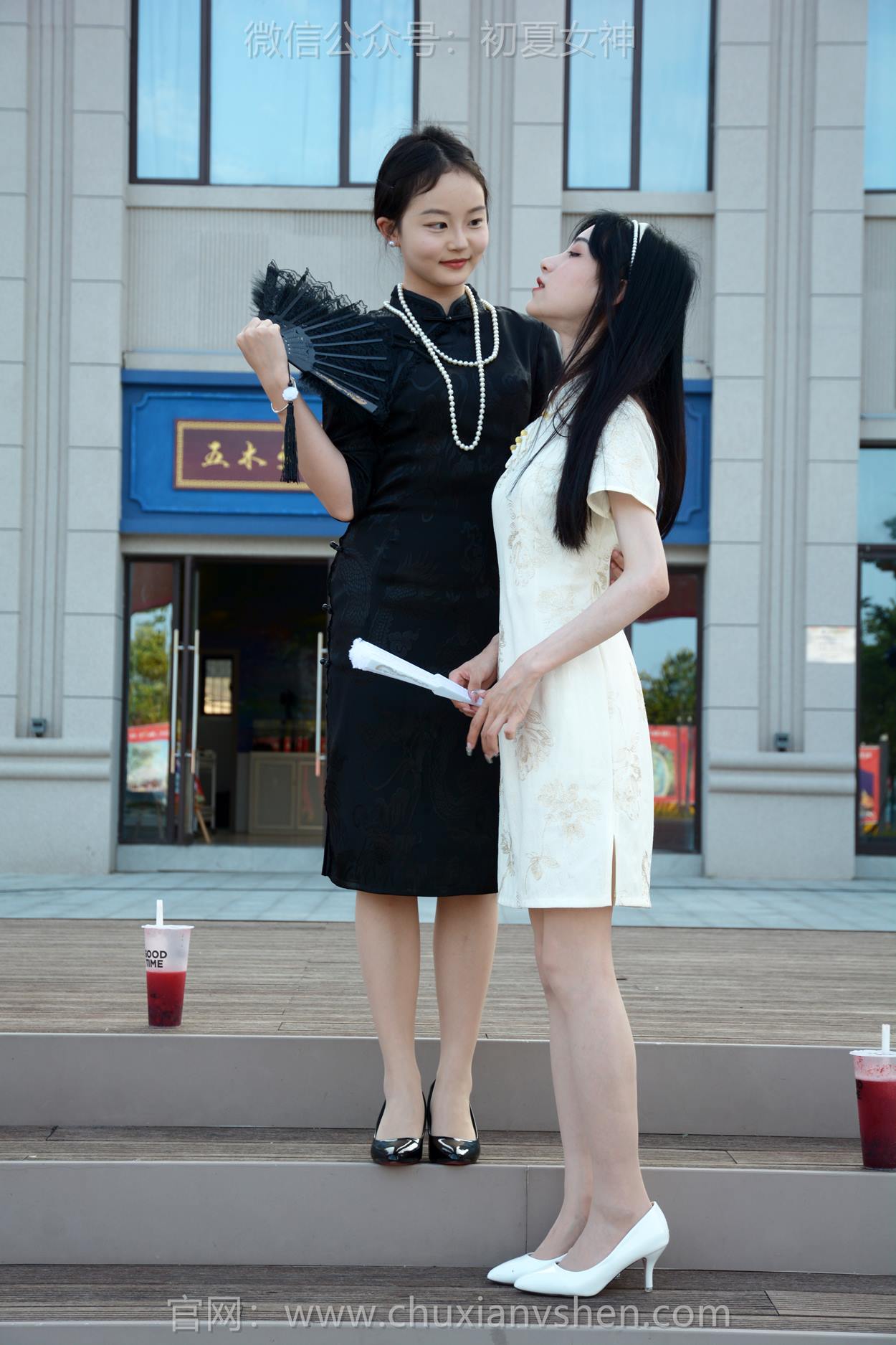 图片[47]-初夏女神 NO.279 柒柒、双双 黑白旗袍[279P] – 速更版-美库