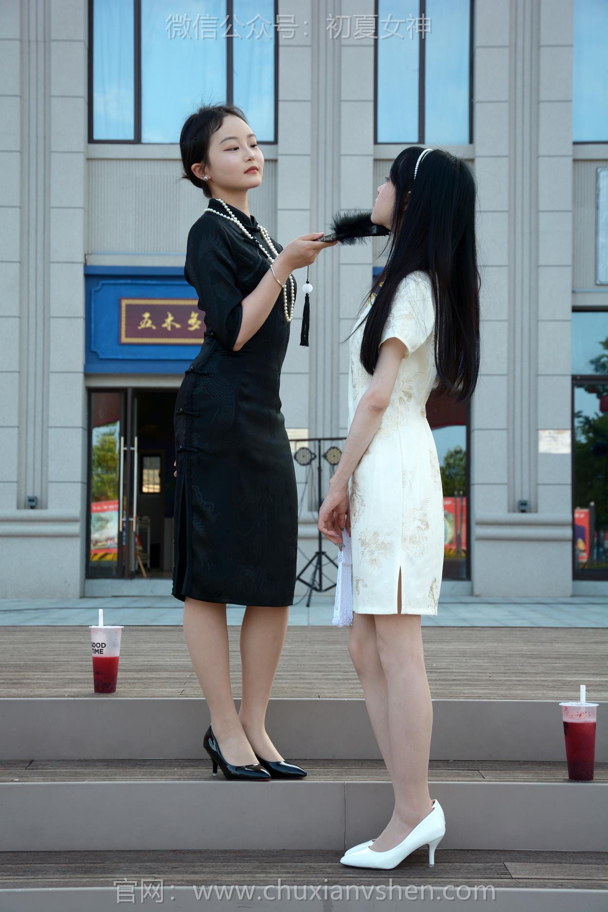 图片[48]-初夏女神 NO.279 柒柒、双双 黑白旗袍[279P] – 速更版-美库