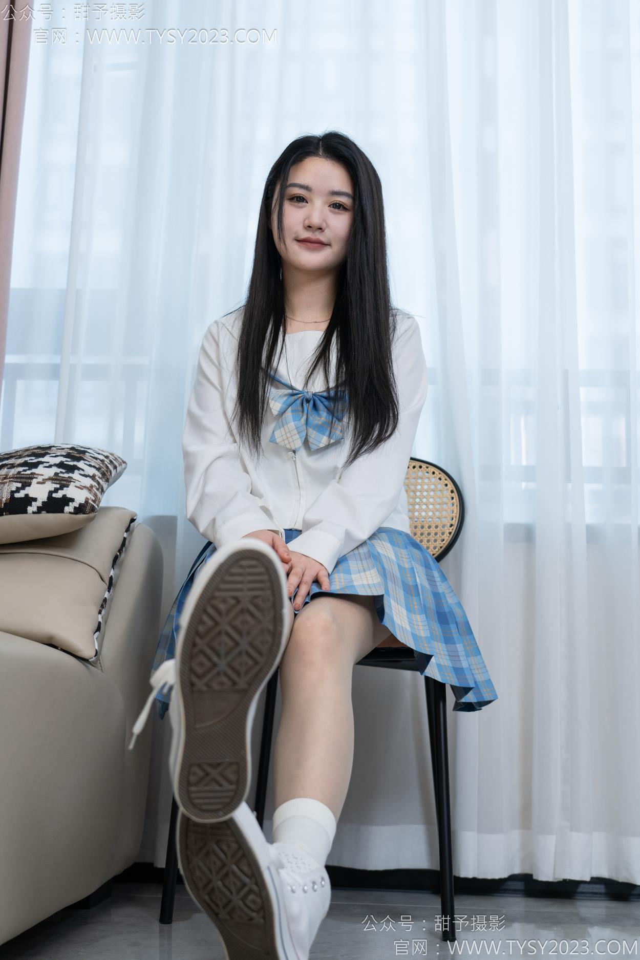 图片[91]-甜予摄影 NO.154 澜澜-帆布鞋、白棉袜、薄灰丝、跺脚抖腿剧情[97P] – 速更版-美库