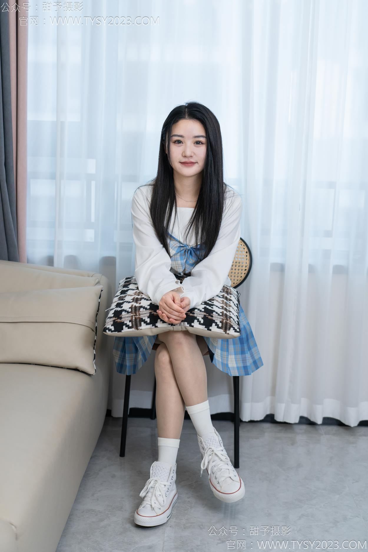 图片[97]-甜予摄影 NO.154 澜澜-帆布鞋、白棉袜、薄灰丝、跺脚抖腿剧情[97P] – 速更版-美库