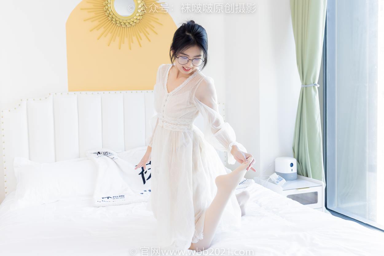 图片[79]-[BoBoSocks袜啵啵]NO.532 奶油-平底鞋、厚肉丝、瑜伽动作,皮筋绑脚老头乐挠脚剧情[116P] – 速更版-美库