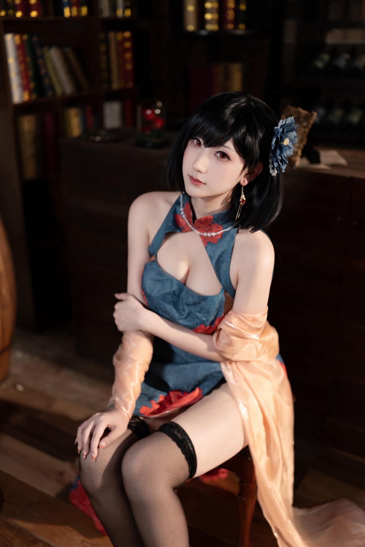 图片[10]-梓猫AzuNyan – 建武旗袍[9P] – 速更版-美库