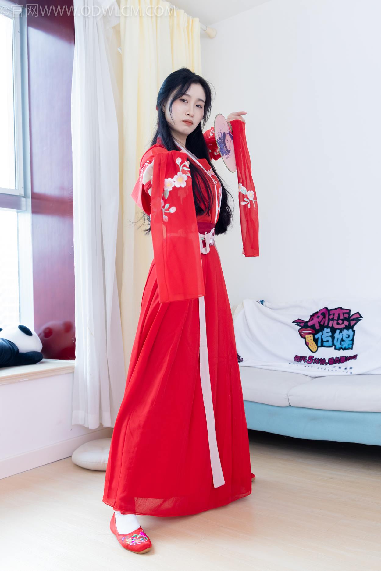 图片[24]-物恋传媒 NO.2328 绒绒-汉服、布鞋、白棉袜、红色船袜[146P] – 速更版-美库