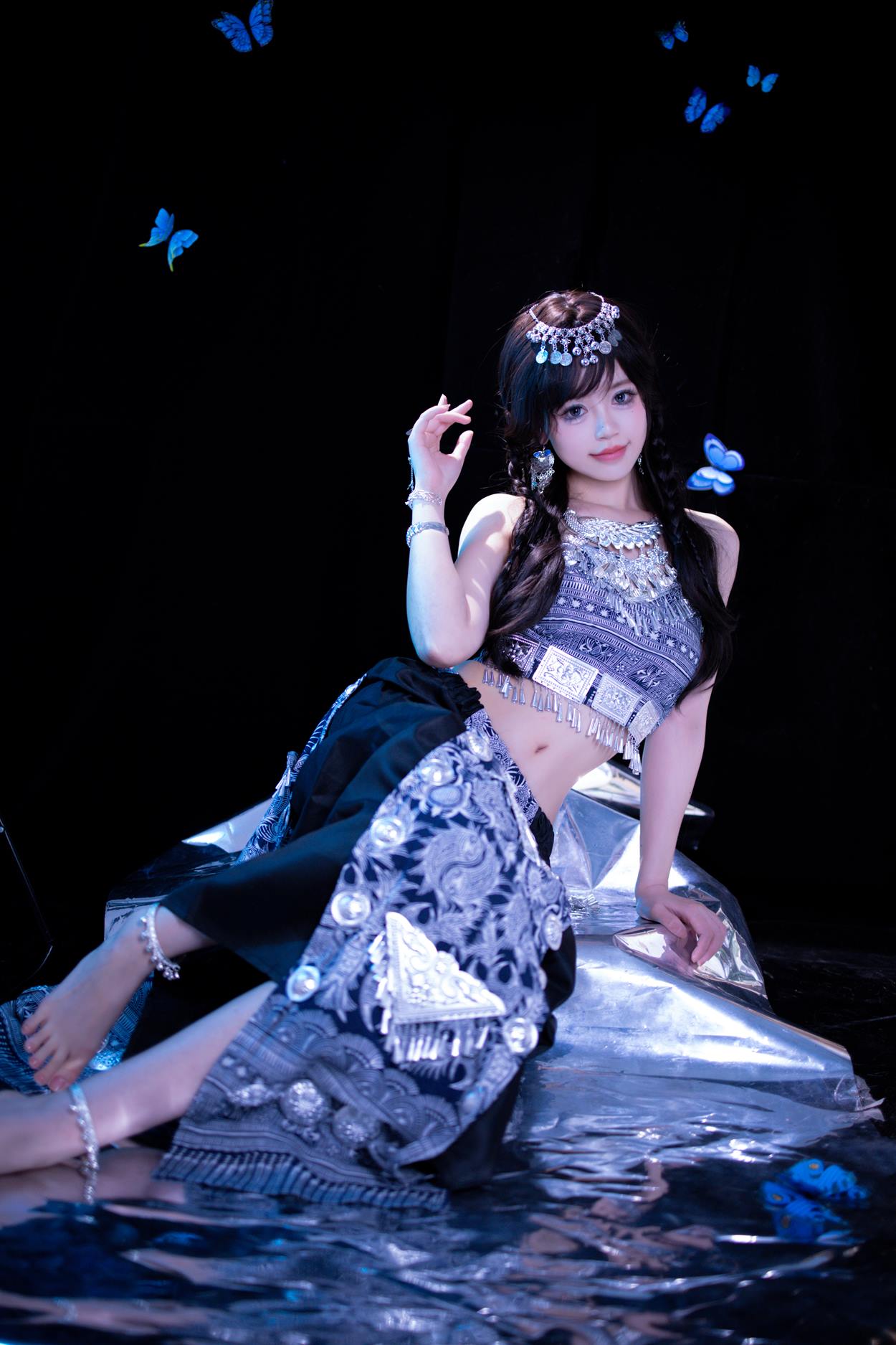 图片[11]-千反田鹿子 – 苗疆蓝蝶[14P] – 速更版-美库