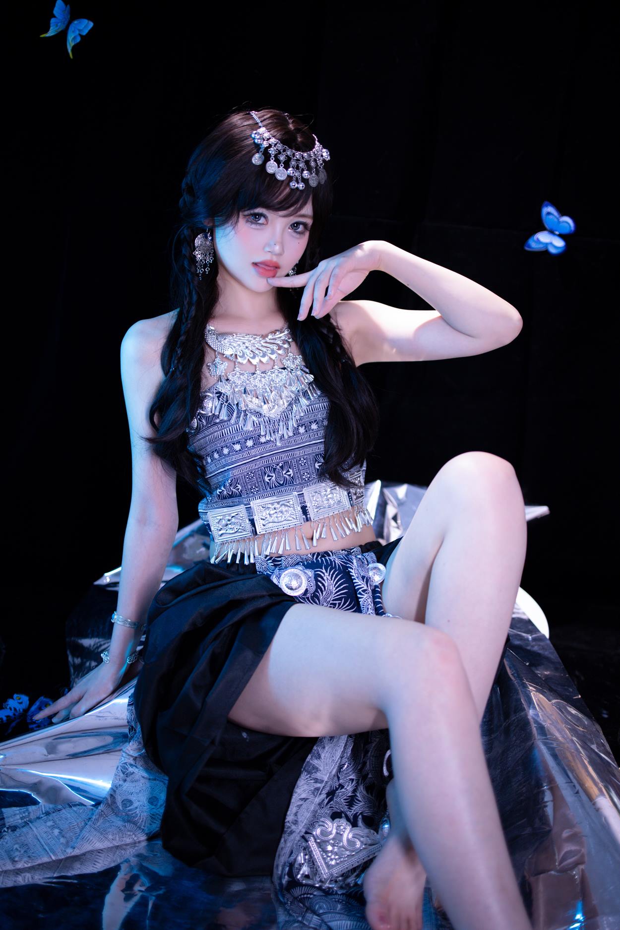 图片[14]-千反田鹿子 – 苗疆蓝蝶[14P] – 速更版-美库