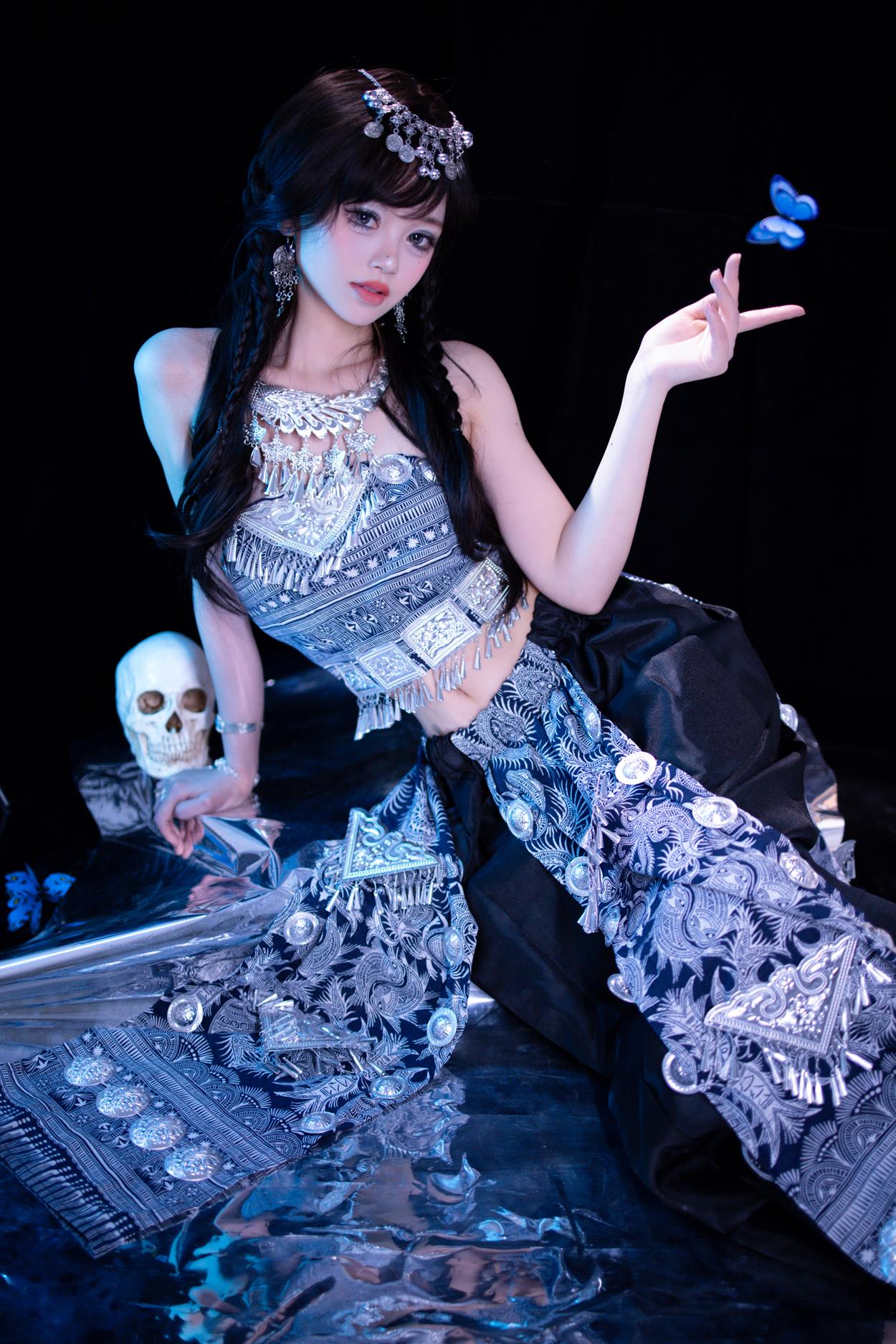 图片[15]-千反田鹿子 – 苗疆蓝蝶[14P] – 速更版-美库