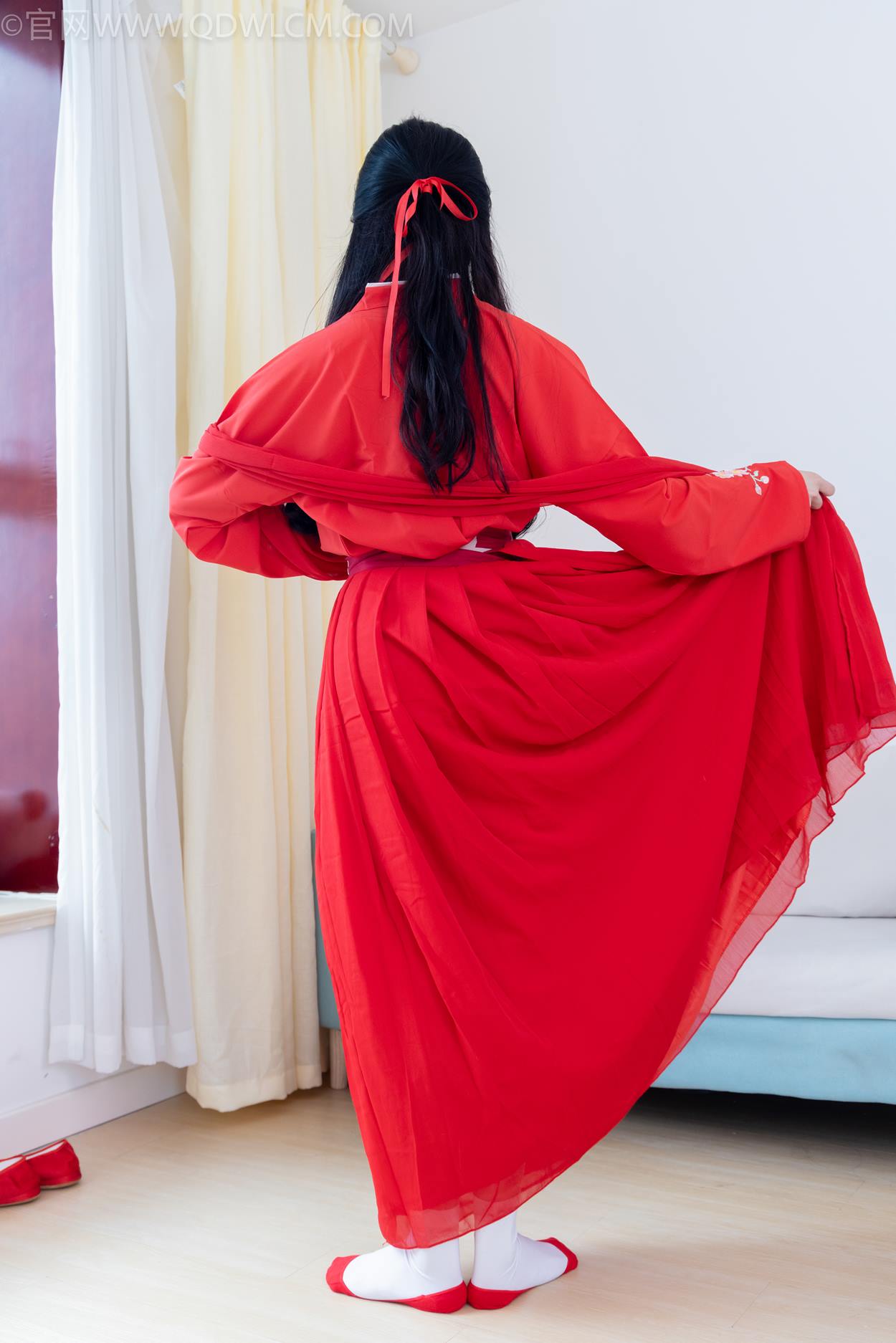 图片[139]-物恋传媒 NO.2328 绒绒-汉服、布鞋、白棉袜、红色船袜[146P] – 速更版-美库