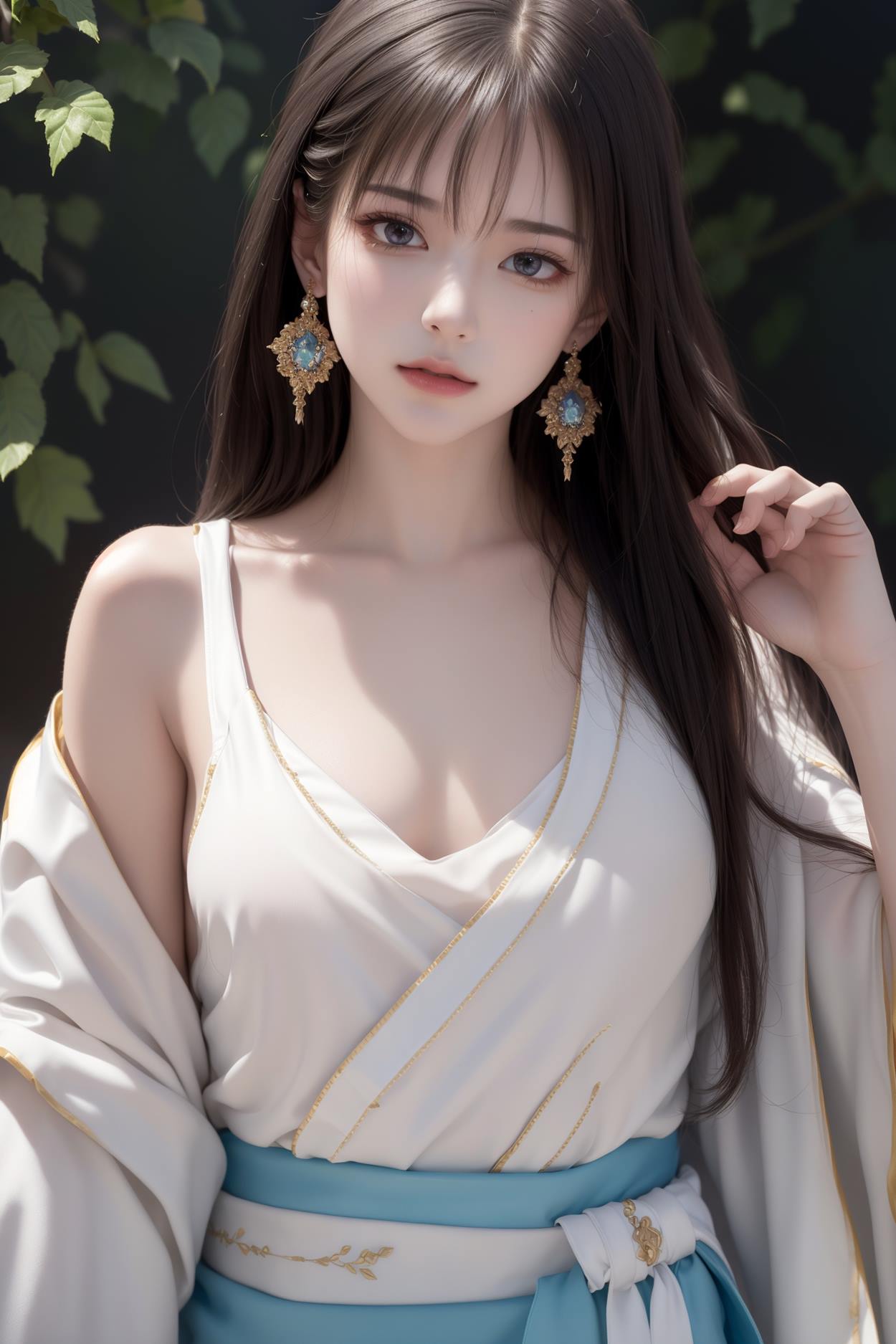 图片[17]-AI绘画 589 白衣小师妹 AI 古典 美女[147P] – 速更版-美库