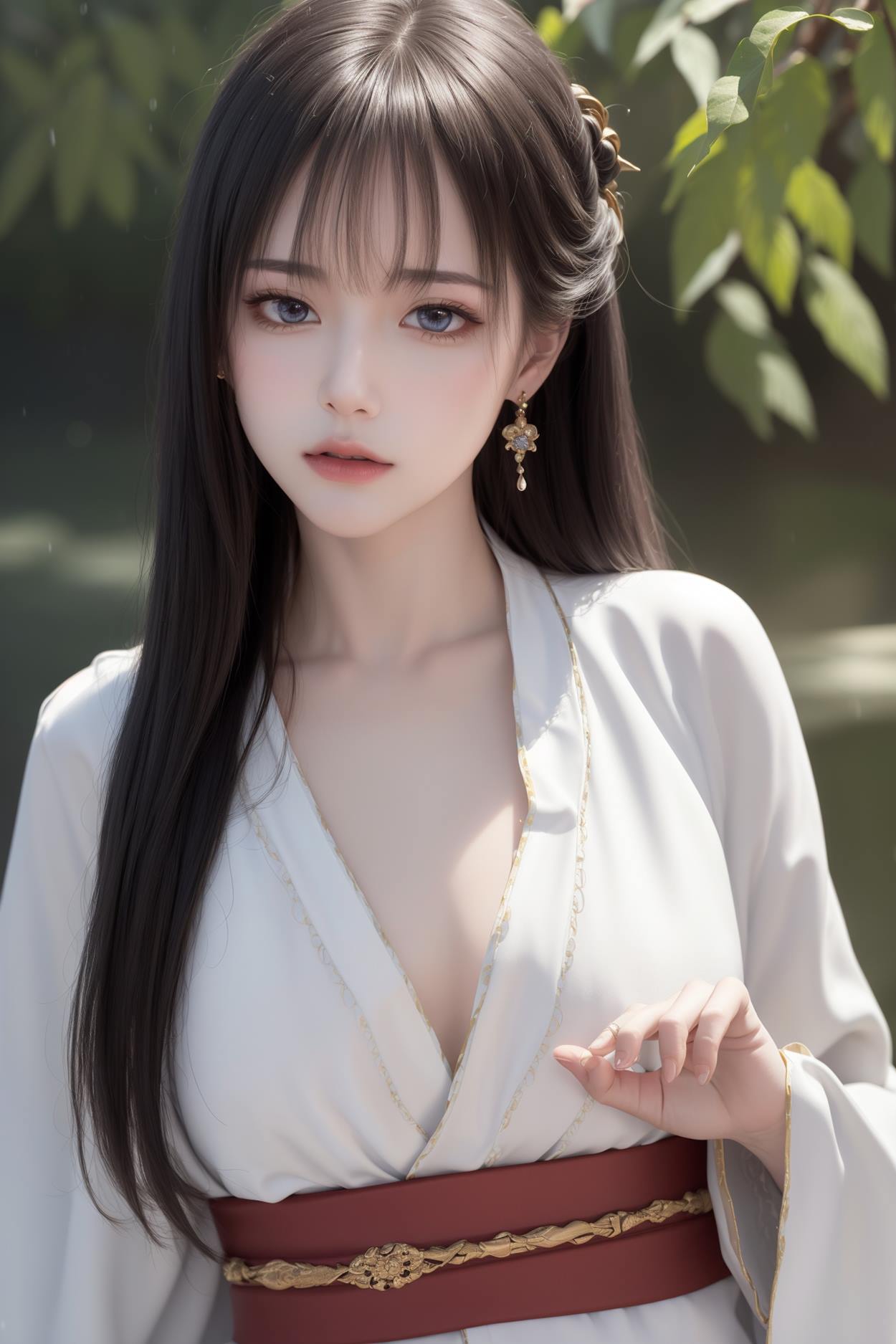 图片[19]-AI绘画 589 白衣小师妹 AI 古典 美女[147P] – 速更版-美库