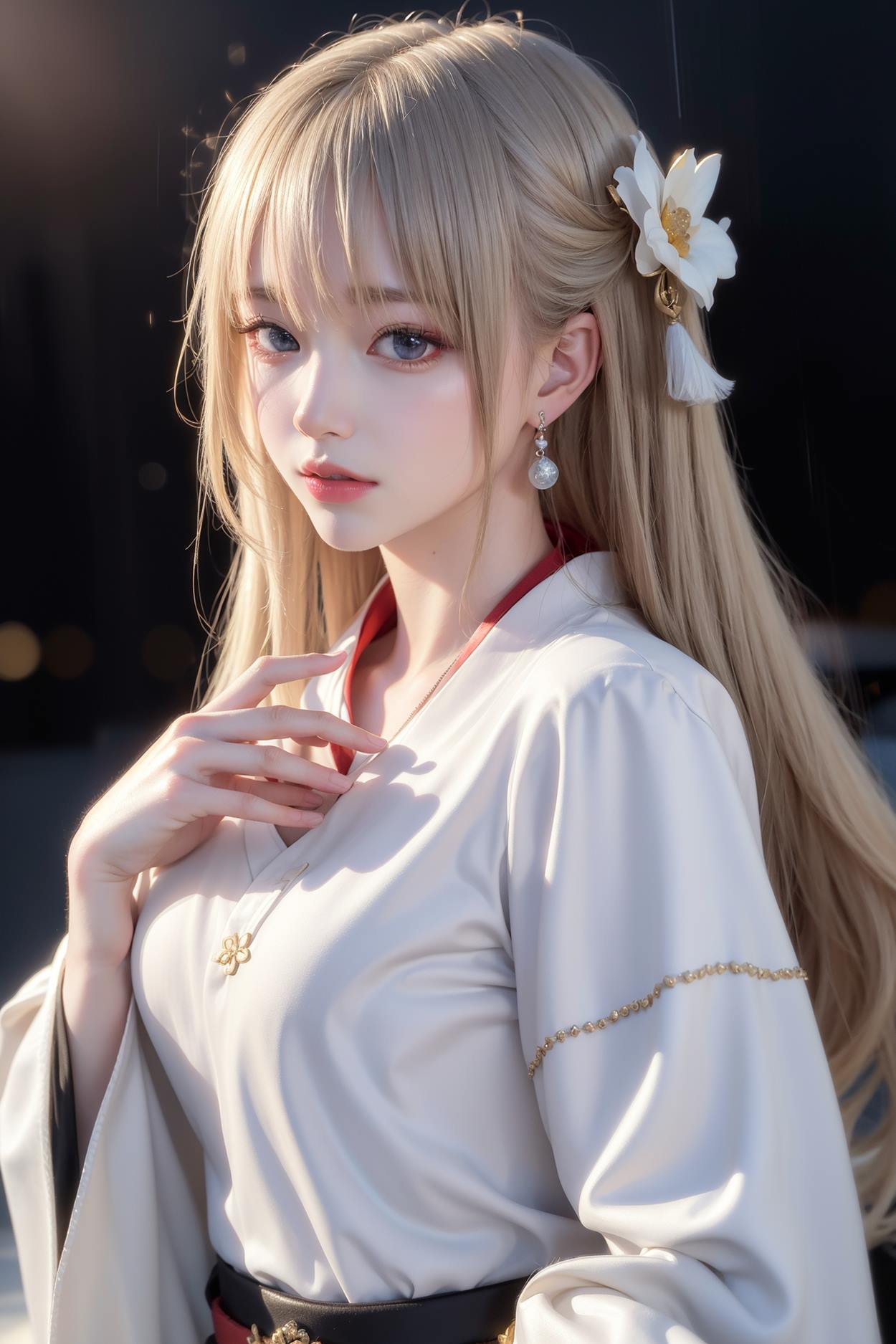 图片[24]-AI绘画 589 白衣小师妹 AI 古典 美女[147P] – 速更版-美库