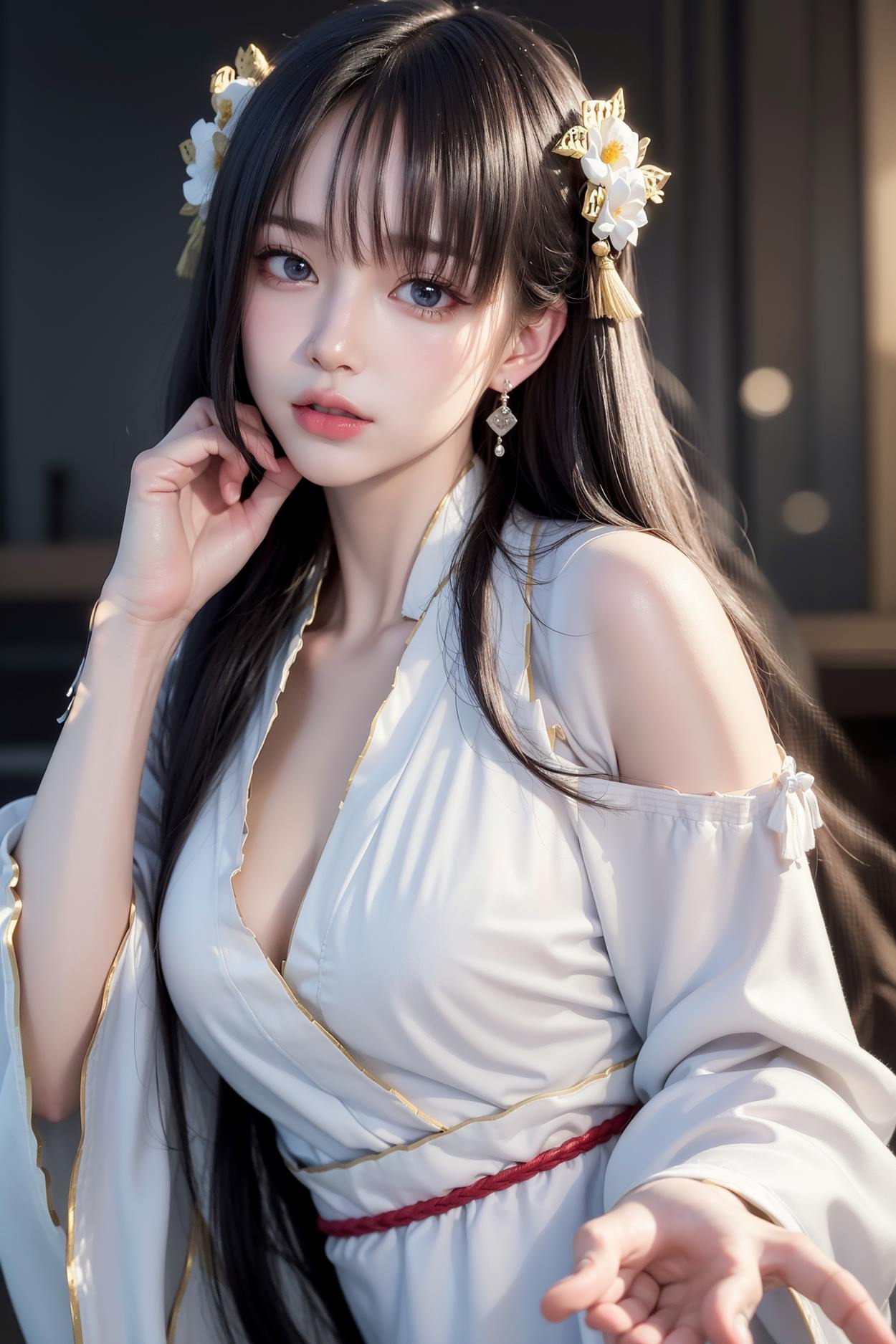 图片[29]-AI绘画 589 白衣小师妹 AI 古典 美女[147P] – 速更版-美库