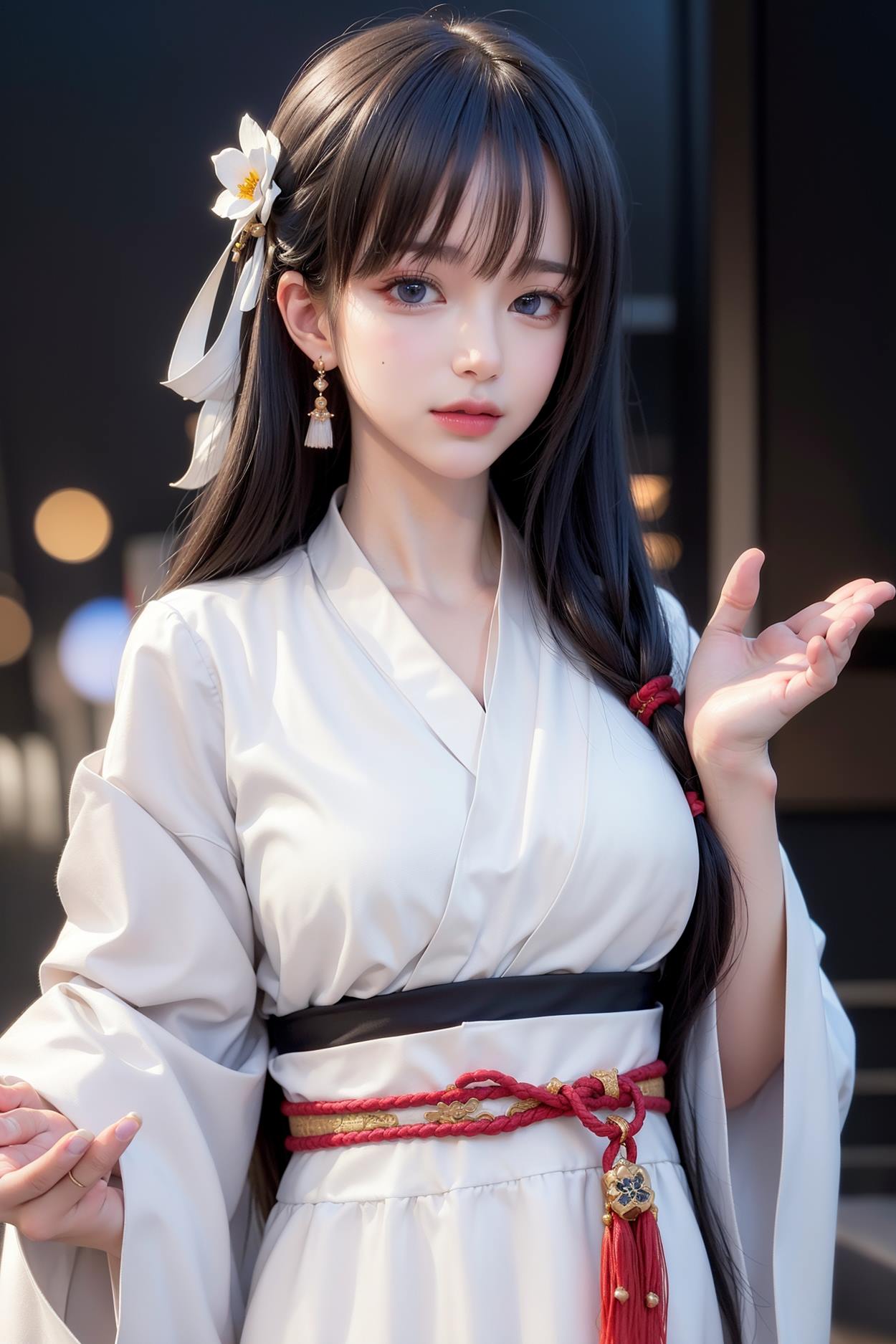 图片[33]-AI绘画 589 白衣小师妹 AI 古典 美女[147P] – 速更版-美库