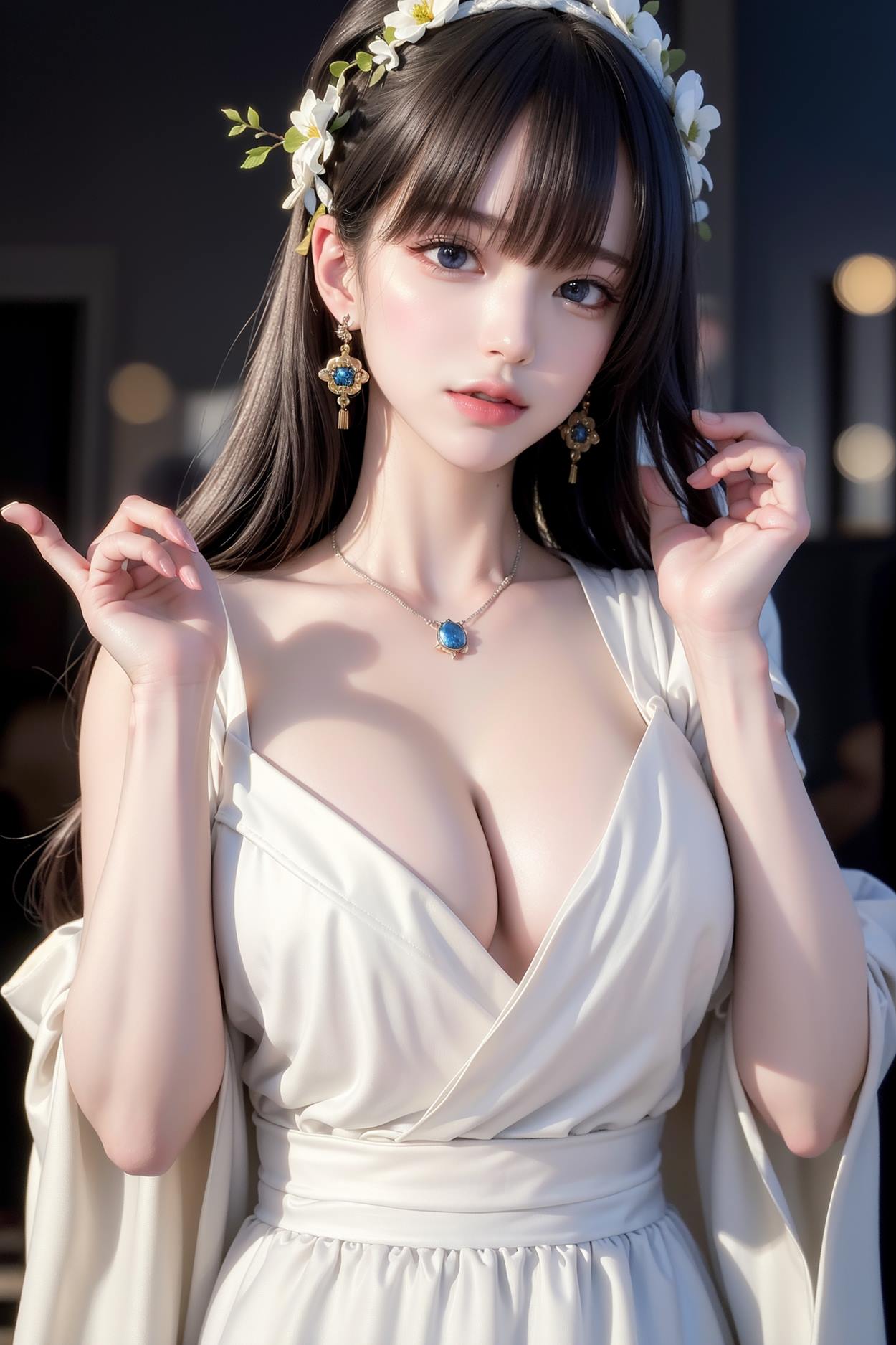 图片[34]-AI绘画 589 白衣小师妹 AI 古典 美女[147P] – 速更版-美库