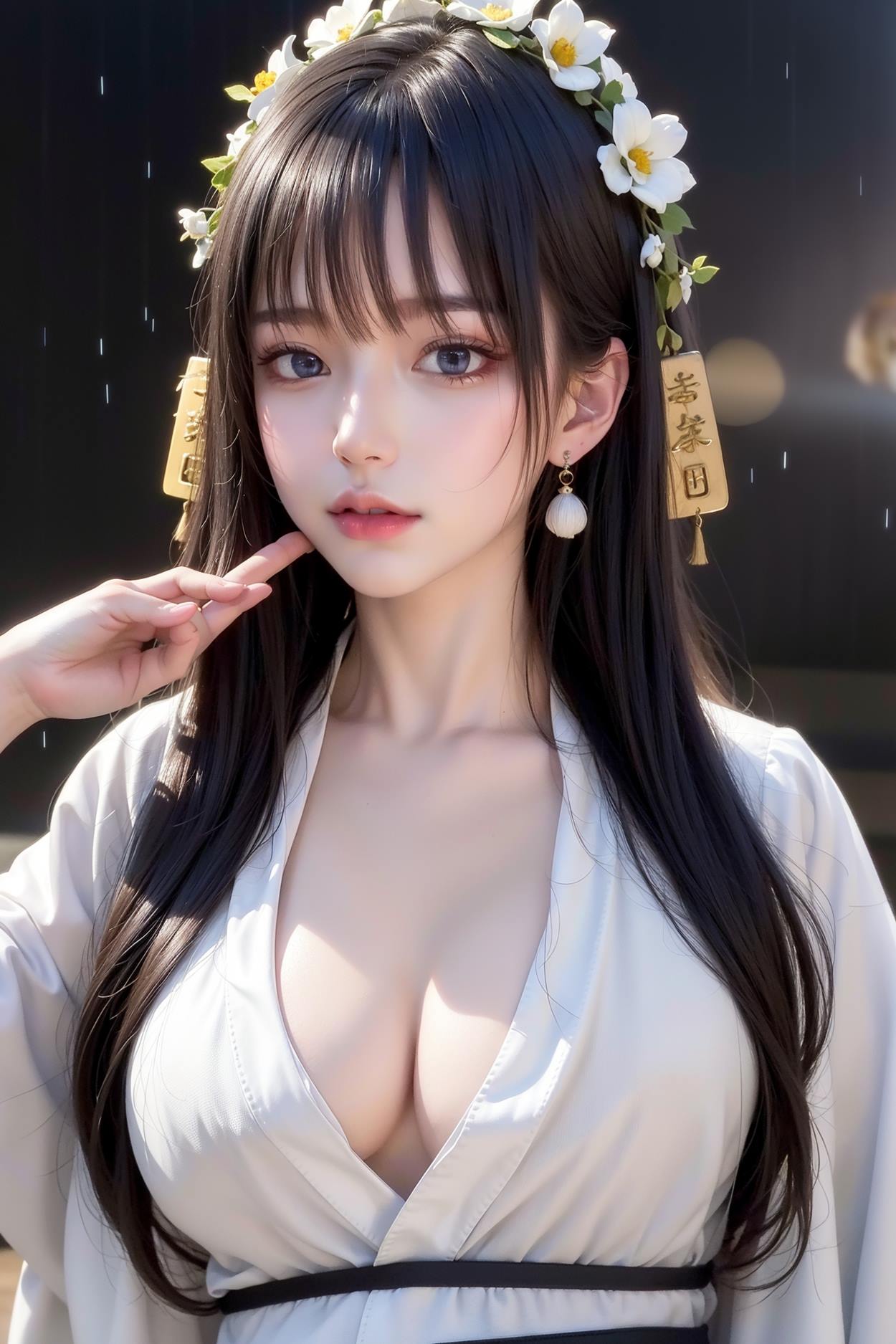 图片[37]-AI绘画 589 白衣小师妹 AI 古典 美女[147P] – 速更版-美库