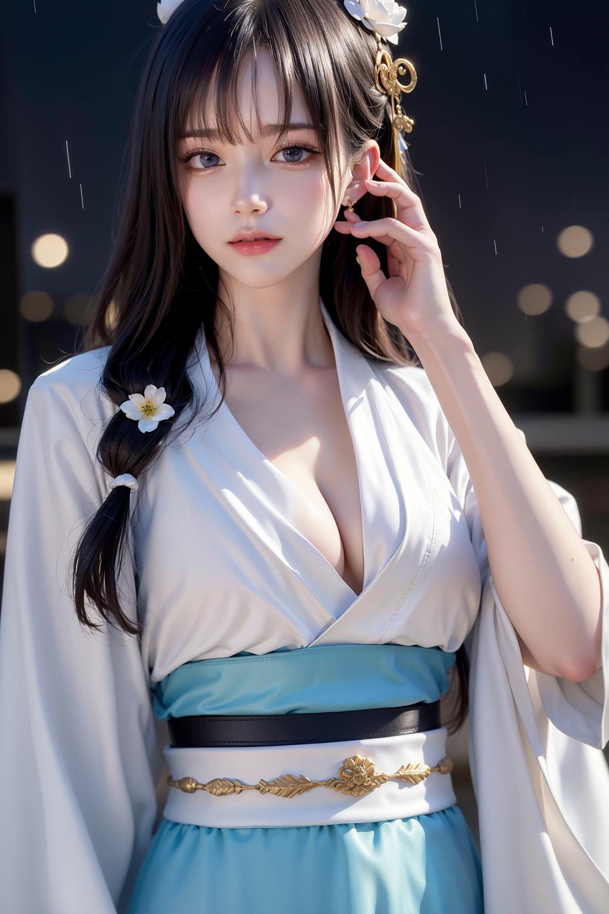 图片[40]-AI绘画 589 白衣小师妹 AI 古典 美女[147P] – 速更版-美库