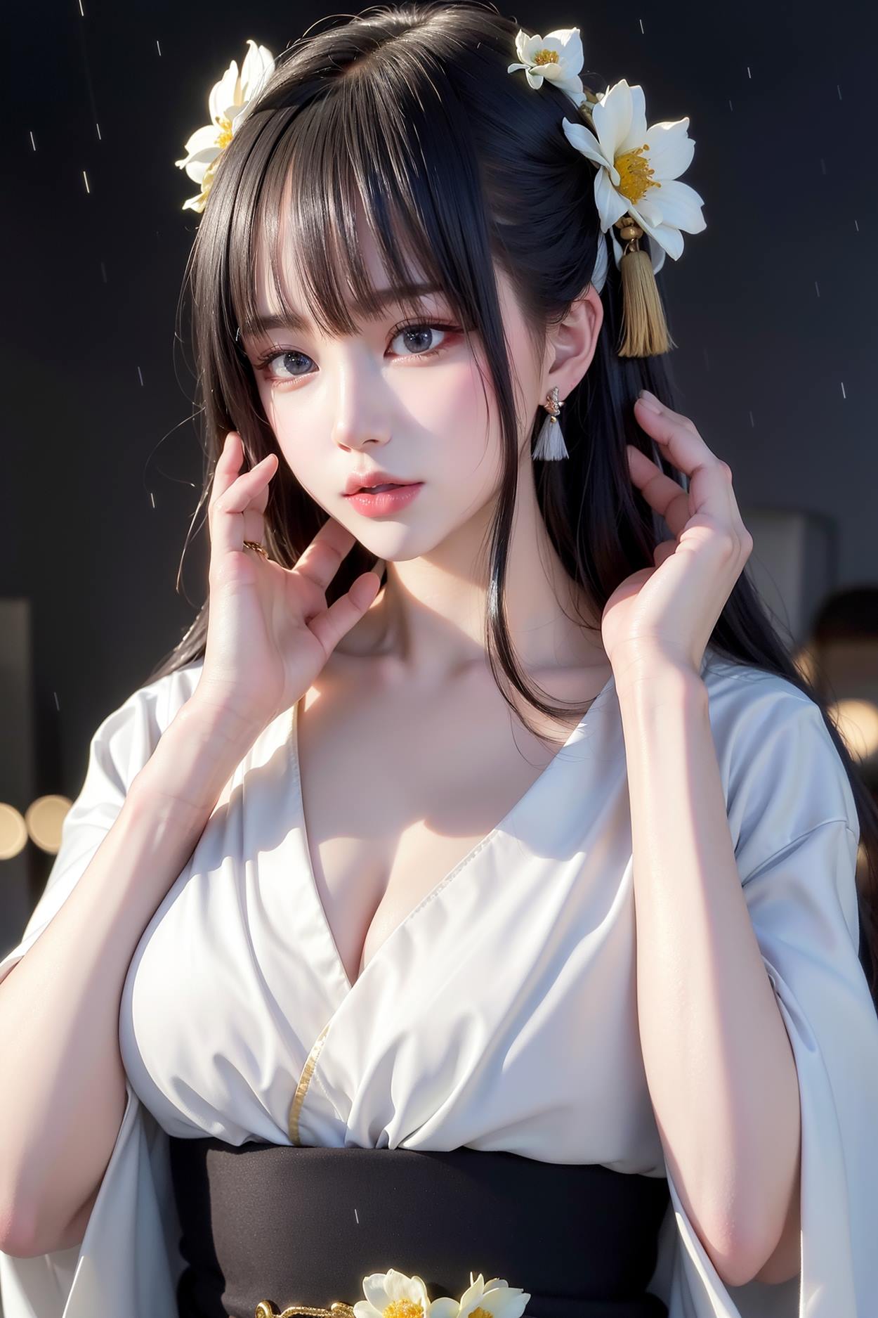 图片[44]-AI绘画 589 白衣小师妹 AI 古典 美女[147P] – 速更版-美库