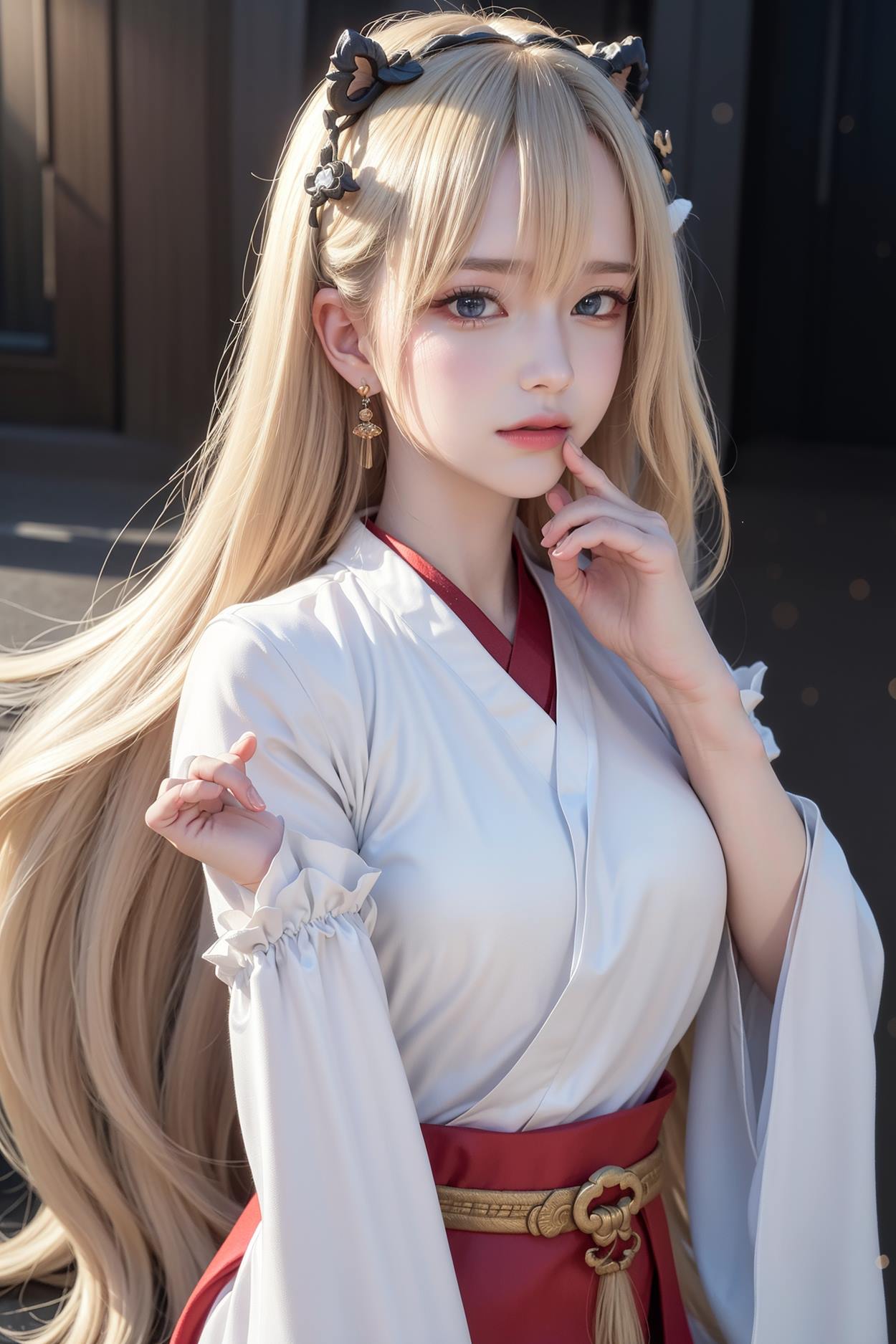 图片[45]-AI绘画 589 白衣小师妹 AI 古典 美女[147P] – 速更版-美库