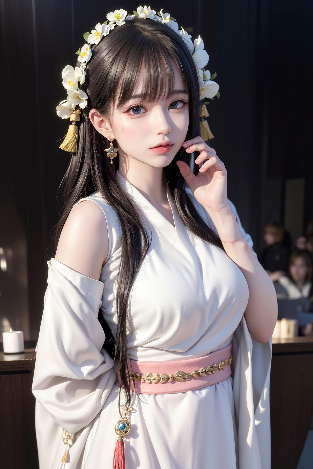 图片[47]-AI绘画 589 白衣小师妹 AI 古典 美女[147P] – 速更版-美库