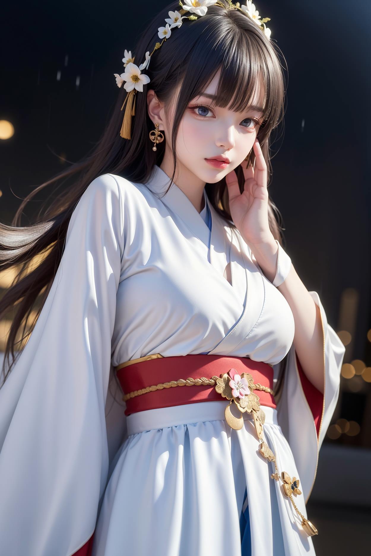 图片[58]-AI绘画 589 白衣小师妹 AI 古典 美女[147P] – 速更版-美库