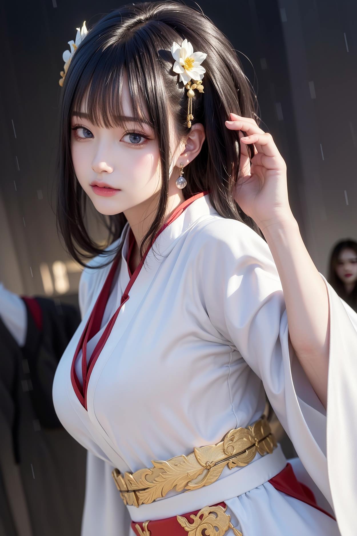 图片[61]-AI绘画 589 白衣小师妹 AI 古典 美女[147P] – 速更版-美库