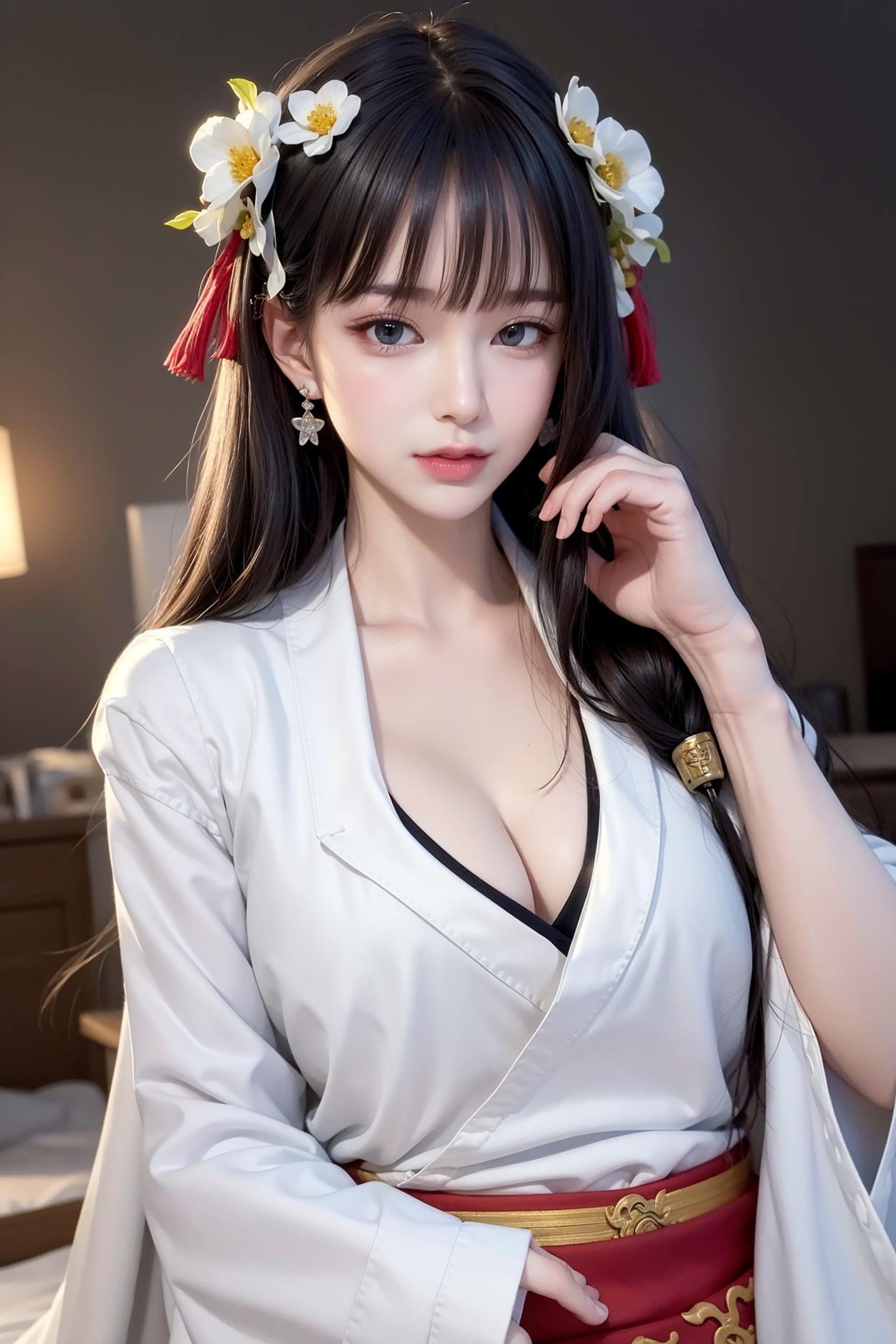 图片[62]-AI绘画 589 白衣小师妹 AI 古典 美女[147P] – 速更版-美库