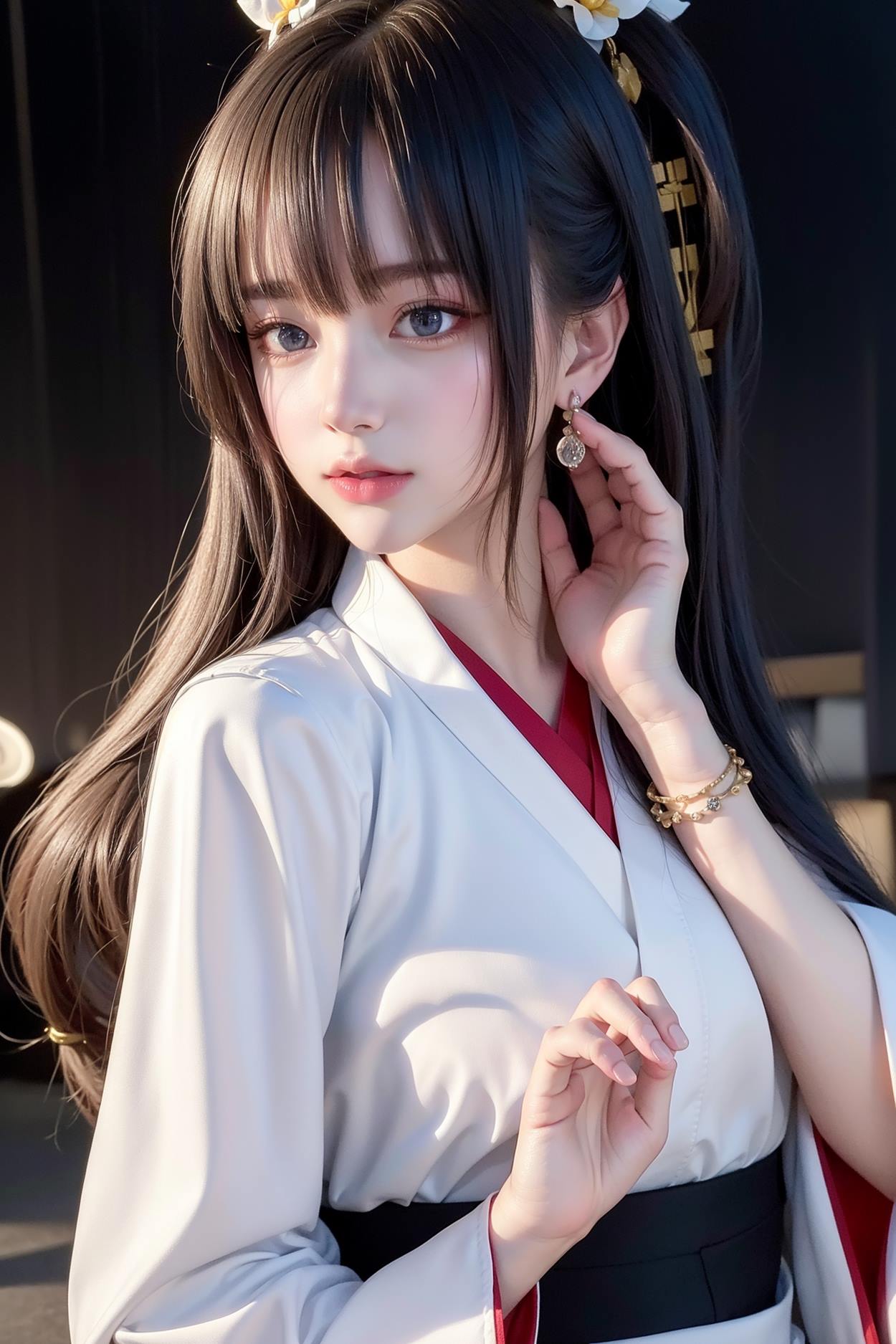 图片[64]-AI绘画 589 白衣小师妹 AI 古典 美女[147P] – 速更版-美库