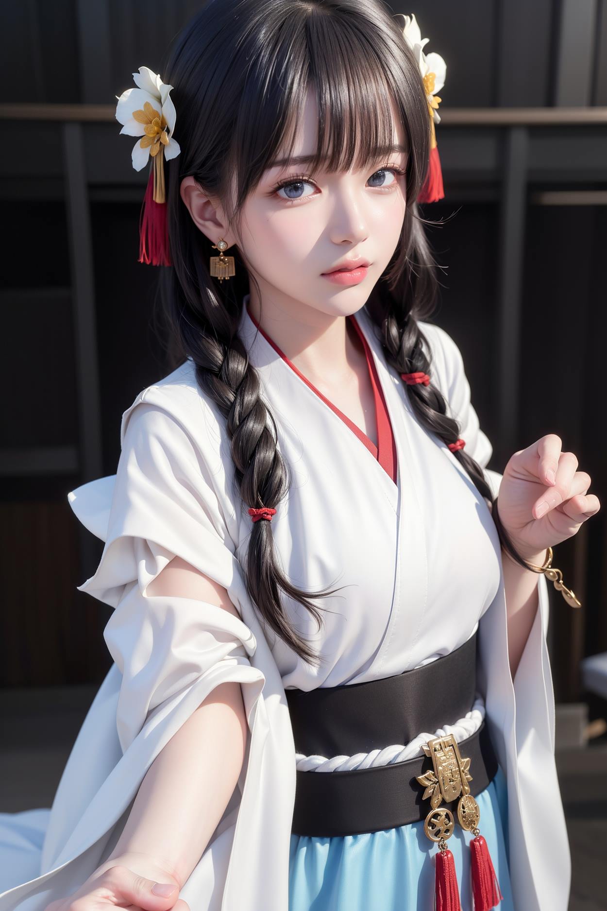 图片[69]-AI绘画 589 白衣小师妹 AI 古典 美女[147P] – 速更版-美库