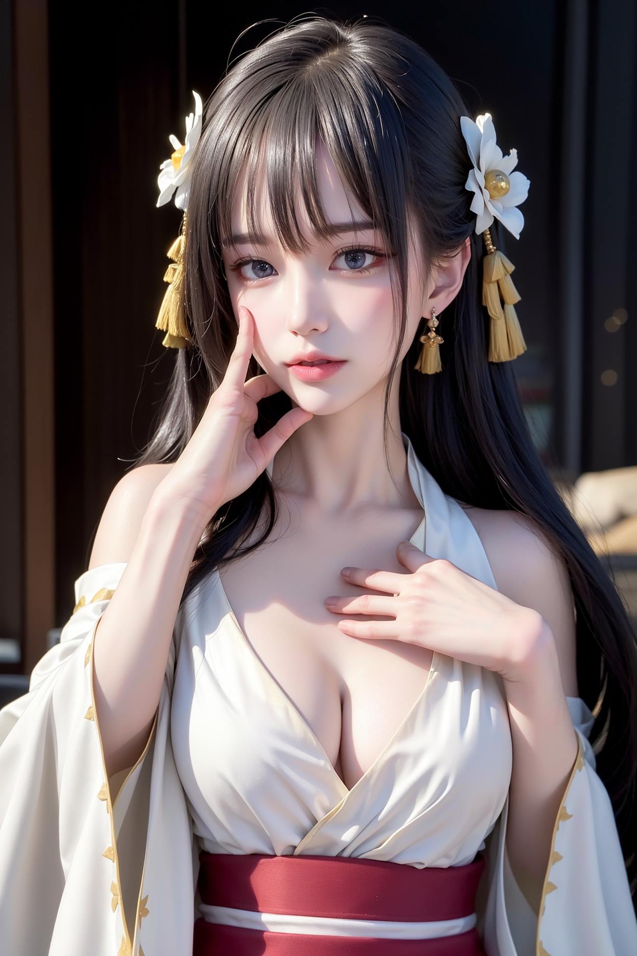 图片[71]-AI绘画 589 白衣小师妹 AI 古典 美女[147P] – 速更版-美库