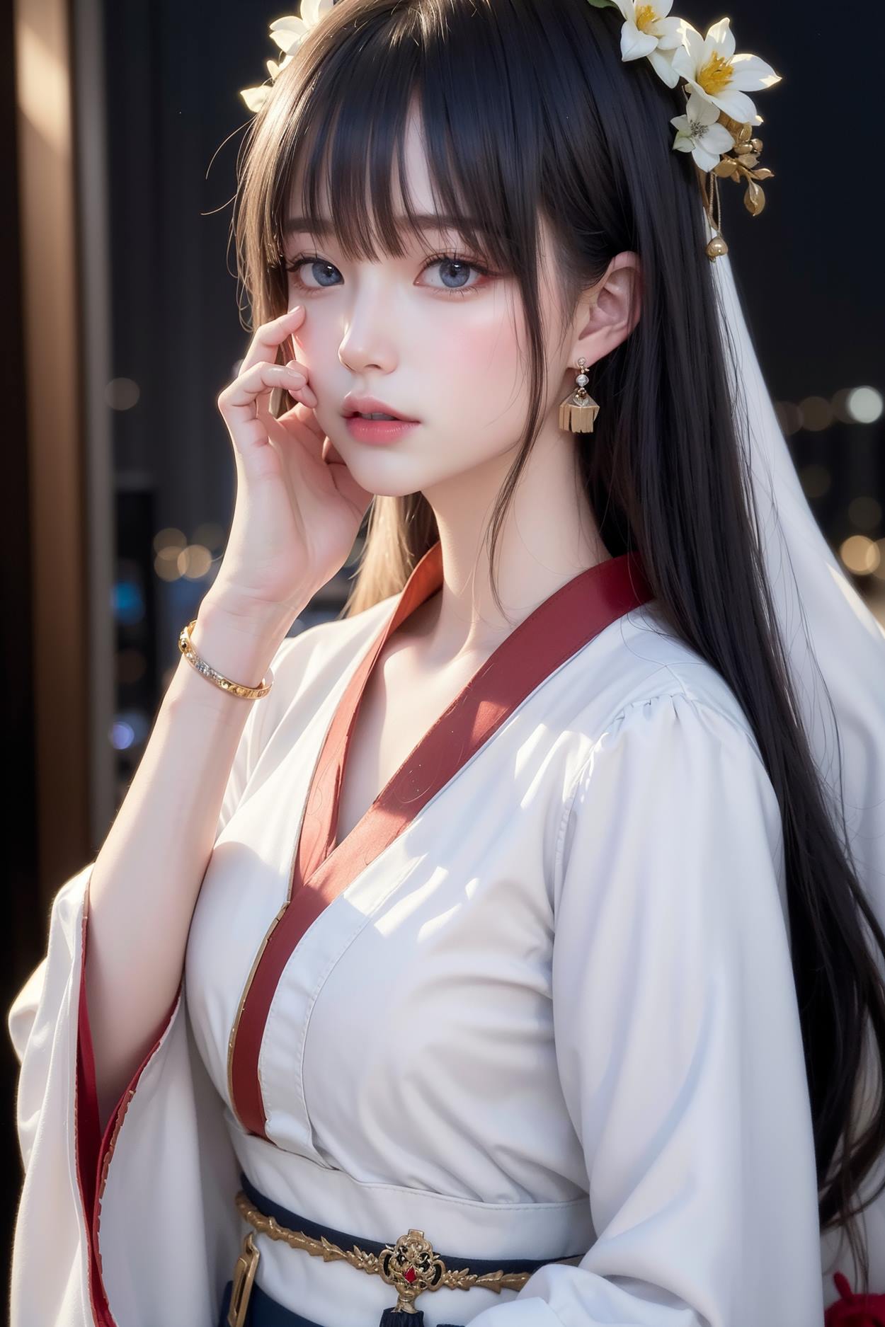 图片[74]-AI绘画 589 白衣小师妹 AI 古典 美女[147P] – 速更版-美库