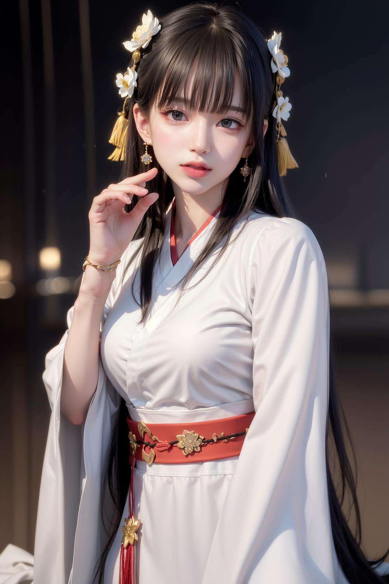 图片[75]-AI绘画 589 白衣小师妹 AI 古典 美女[147P] – 速更版-美库