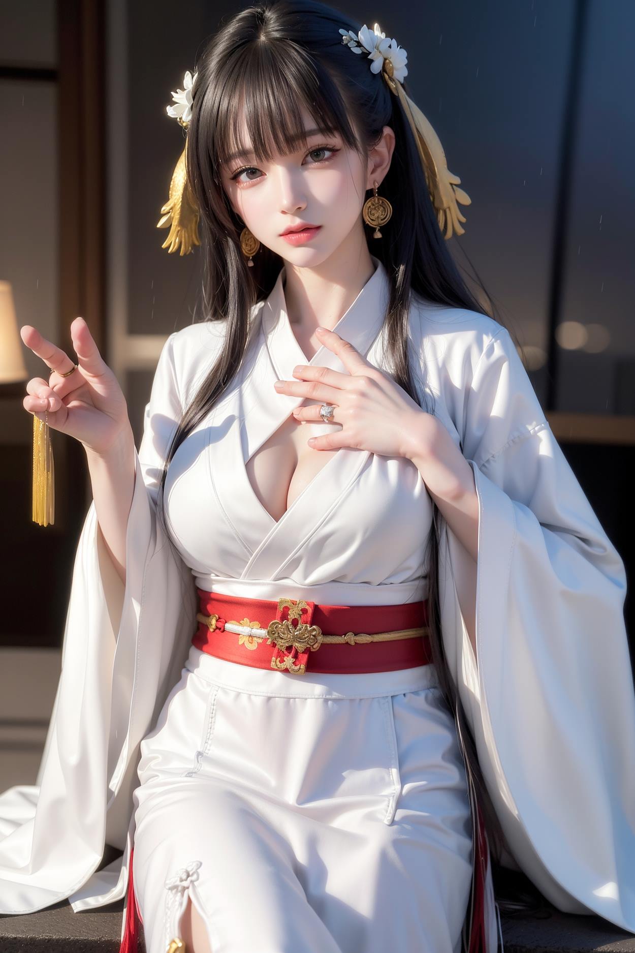 图片[77]-AI绘画 589 白衣小师妹 AI 古典 美女[147P] – 速更版-美库