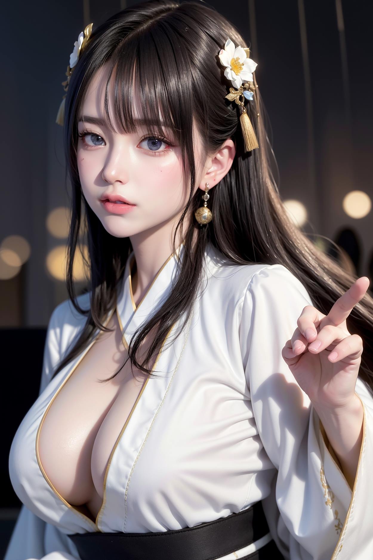 图片[82]-AI绘画 589 白衣小师妹 AI 古典 美女[147P] – 速更版-美库