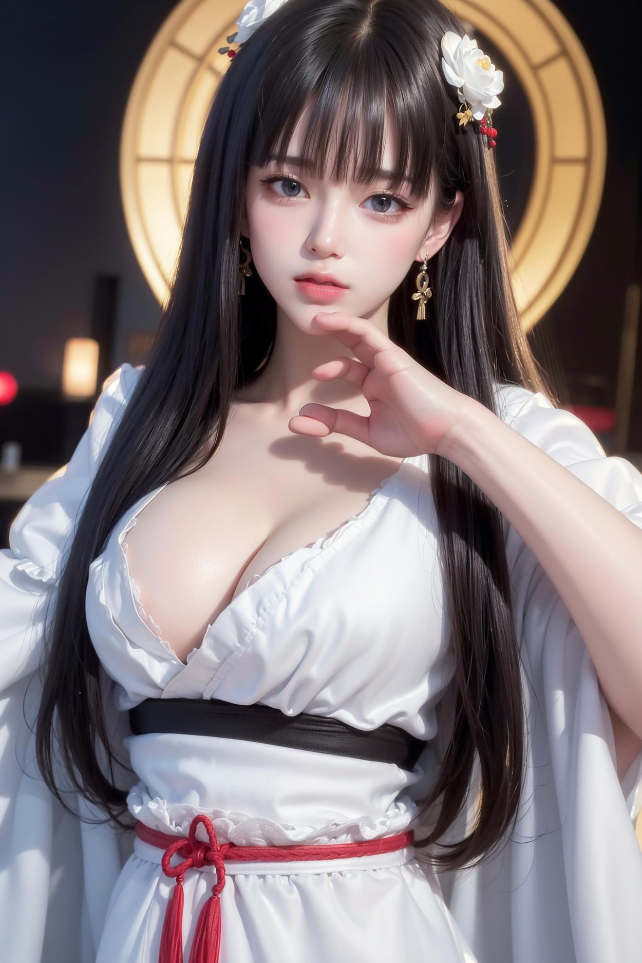 图片[83]-AI绘画 589 白衣小师妹 AI 古典 美女[147P] – 速更版-美库