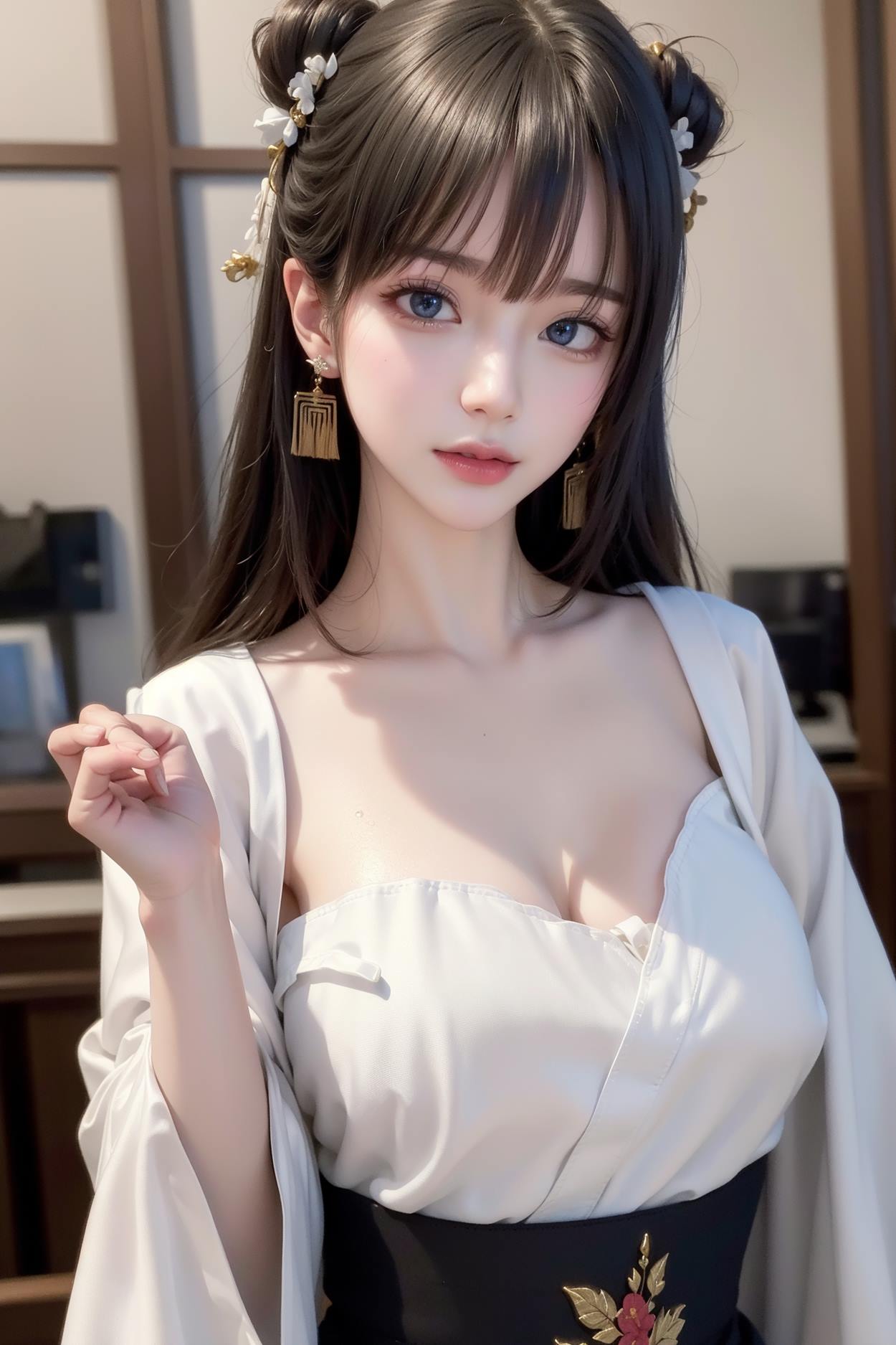 图片[84]-AI绘画 589 白衣小师妹 AI 古典 美女[147P] – 速更版-美库