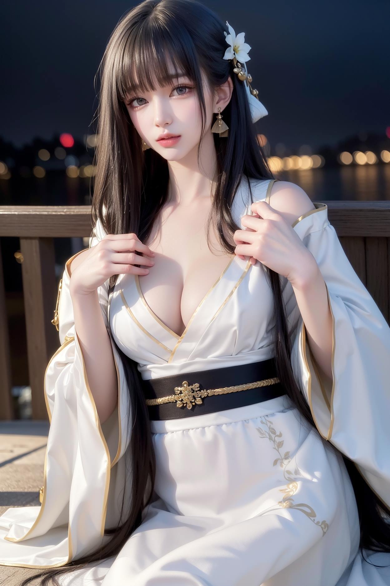 图片[89]-AI绘画 589 白衣小师妹 AI 古典 美女[147P] – 速更版-美库