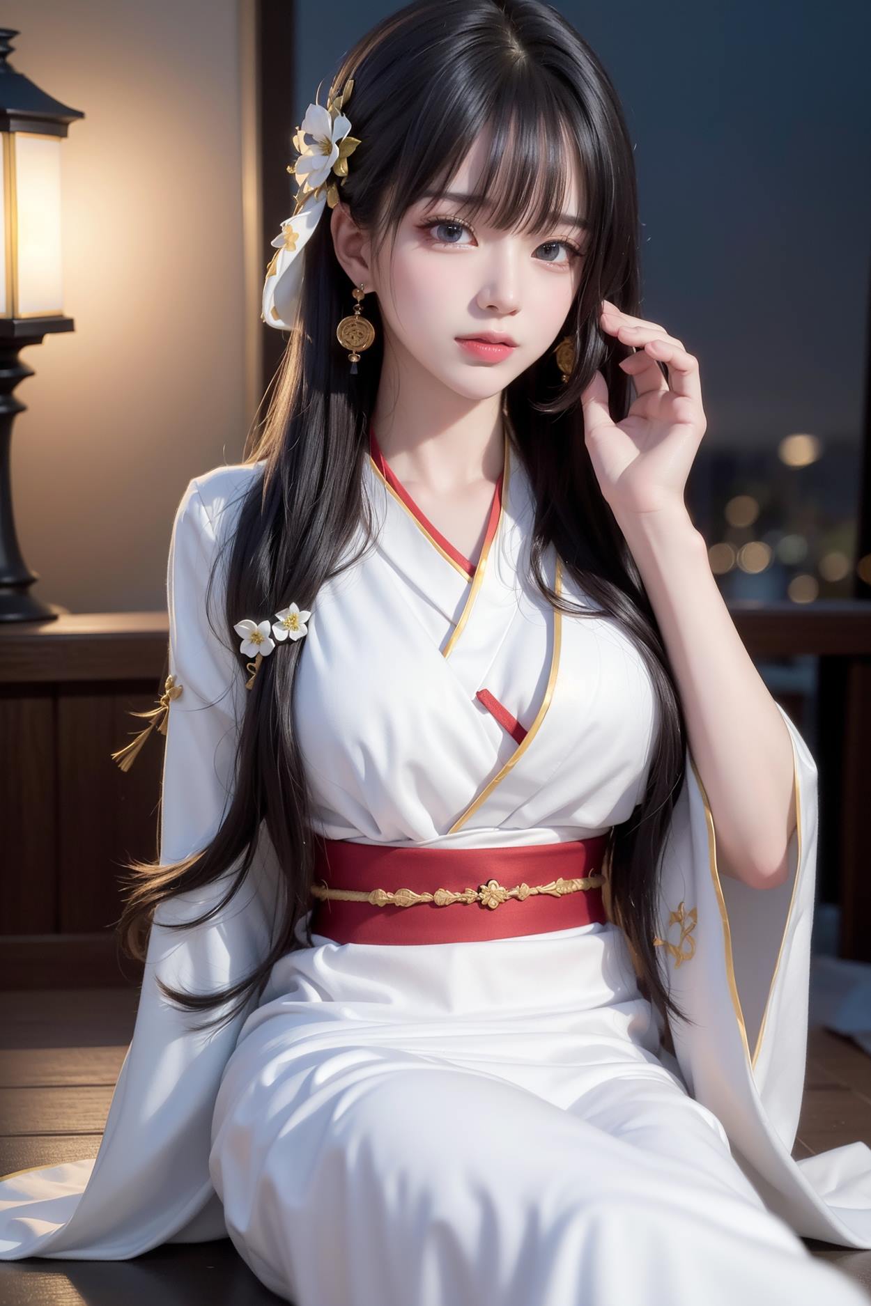 图片[90]-AI绘画 589 白衣小师妹 AI 古典 美女[147P] – 速更版-美库