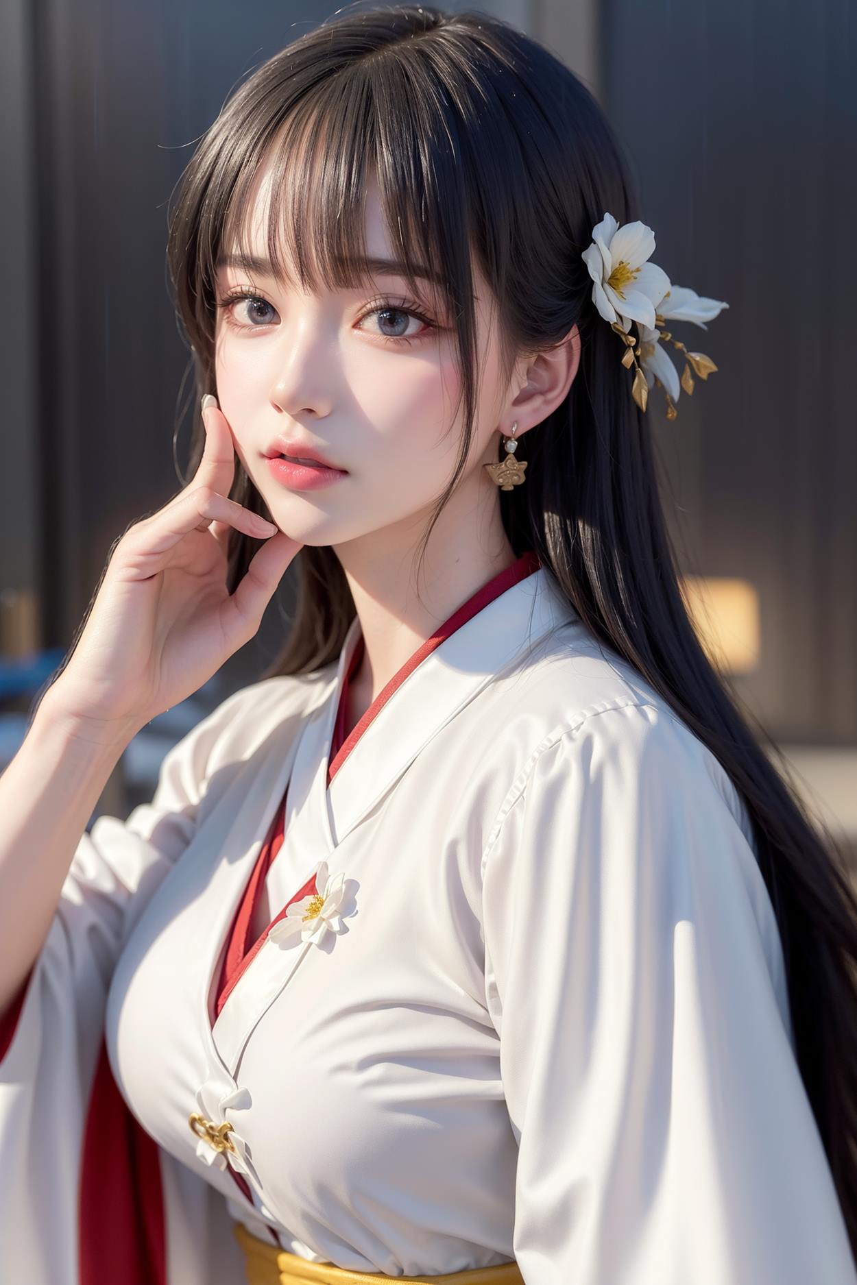 图片[91]-AI绘画 589 白衣小师妹 AI 古典 美女[147P] – 速更版-美库