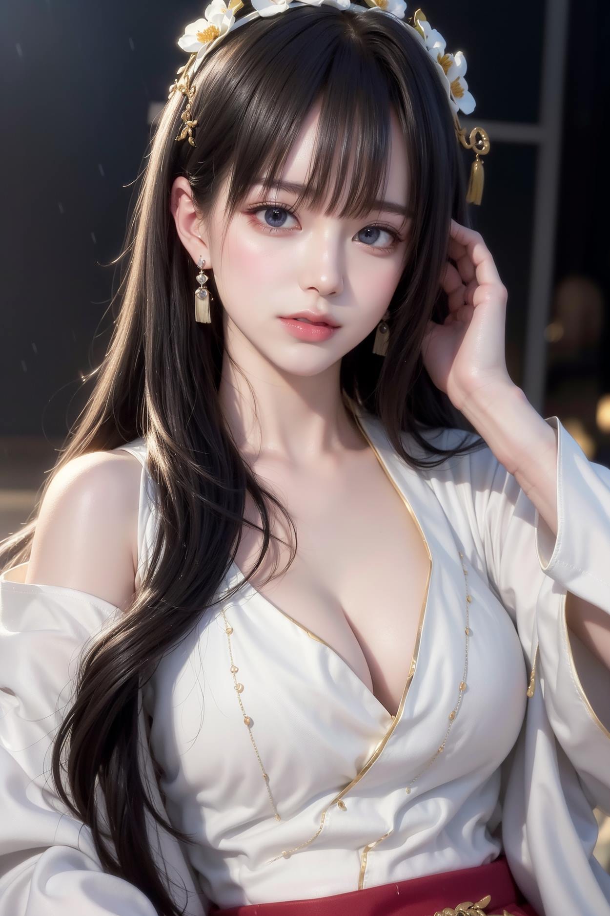 图片[92]-AI绘画 589 白衣小师妹 AI 古典 美女[147P] – 速更版-美库